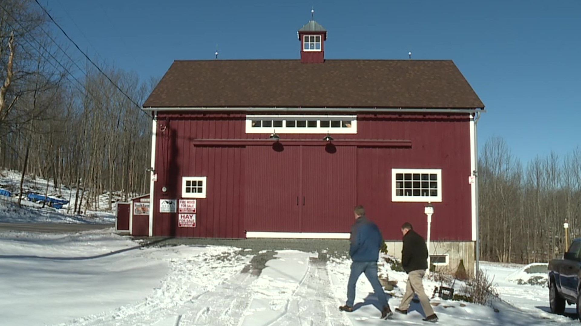 A Wayne County man couldn't bear driving by a collapsing barn day after day, so he bought it and transformed it.