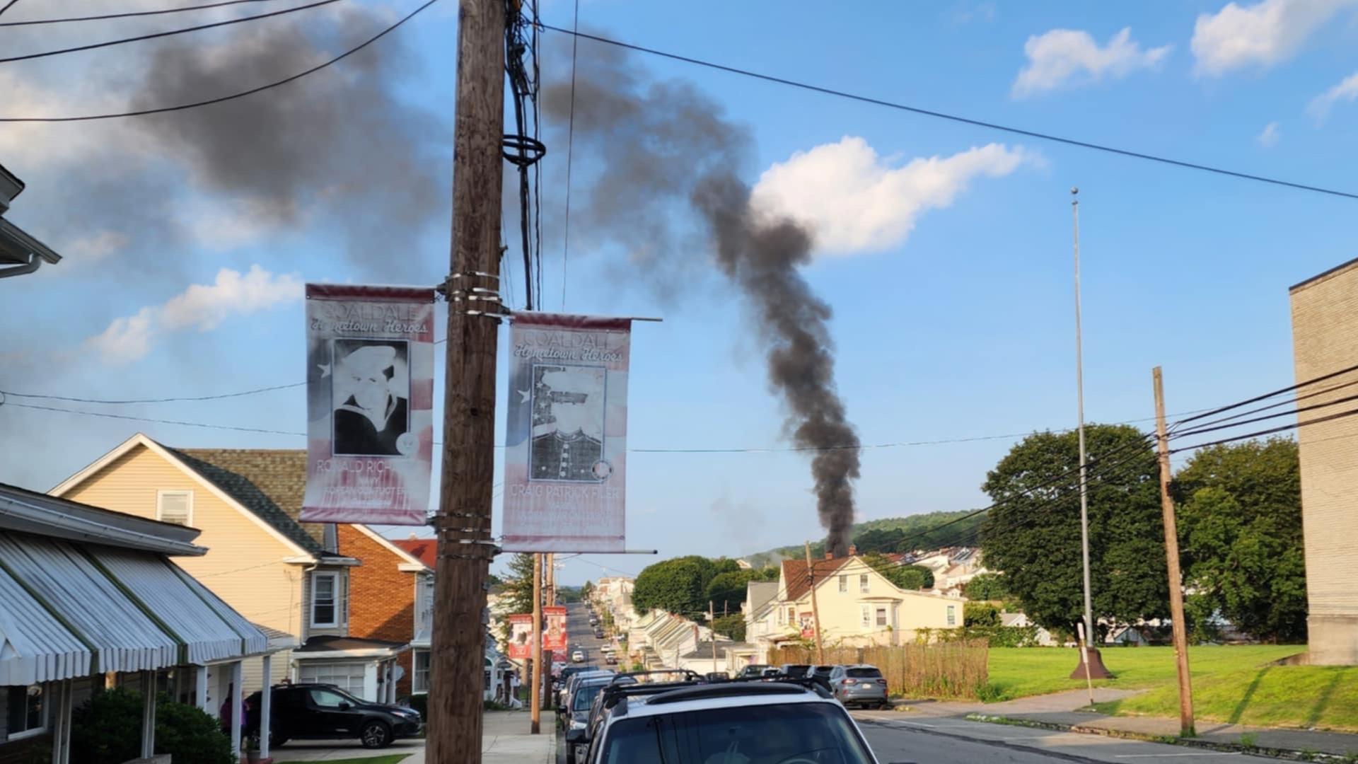 Schuylkill County officials say that a fire broke out at a home along East Howard Avenue in Coaldale just before 7 p.m. on Wednesday, sending two to the hospital. 