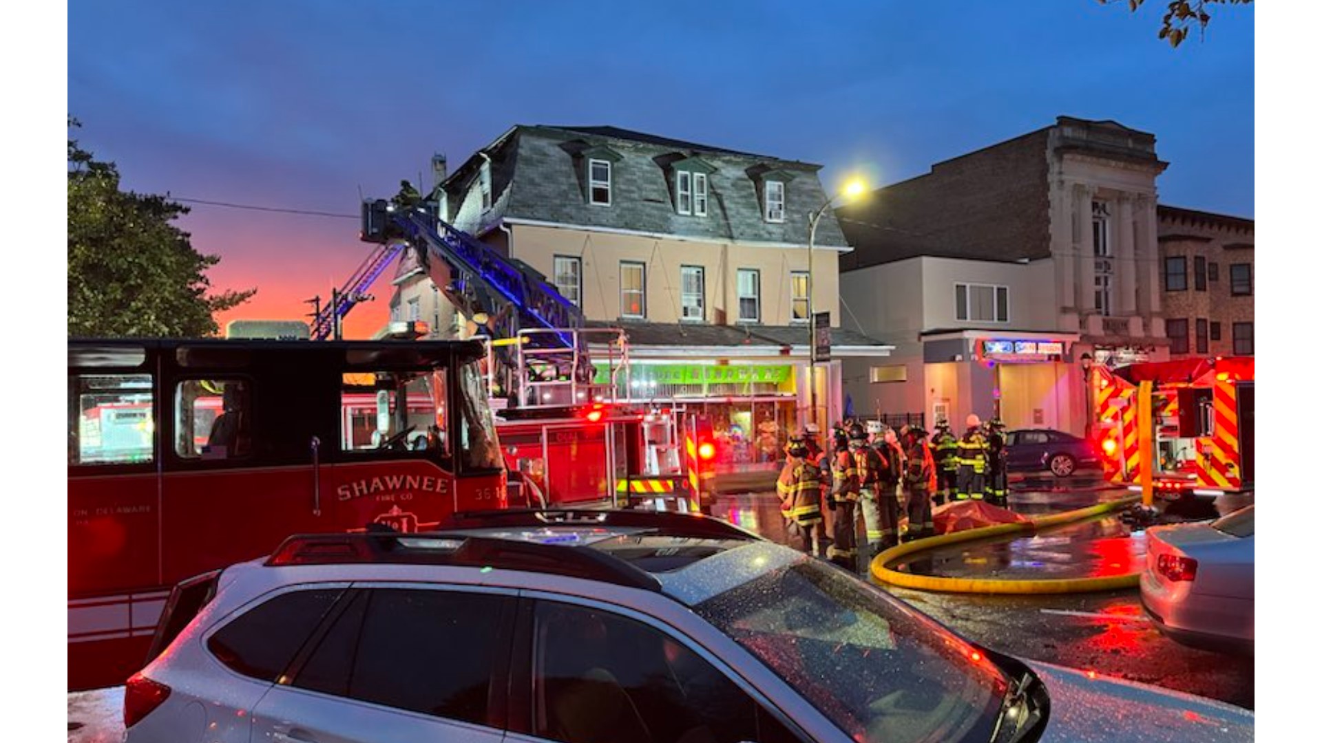 Multiple fire stations were called to assist given the size and age of the building.