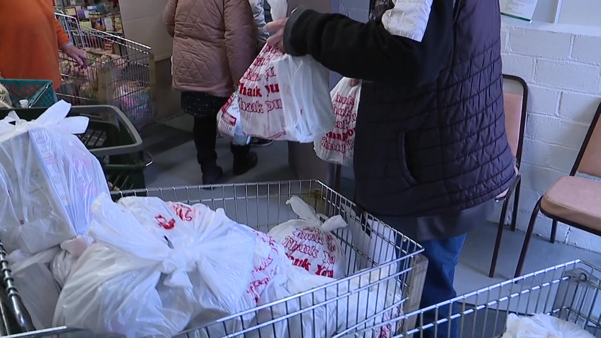 Folks in Wilkes-Barre got everything they needed for a holiday meal.