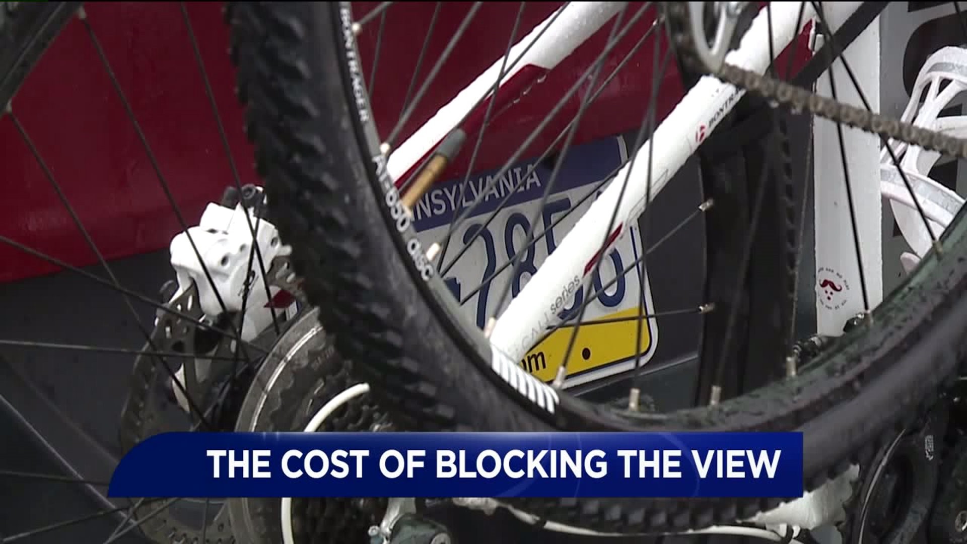 Bike rack discount covers license plate