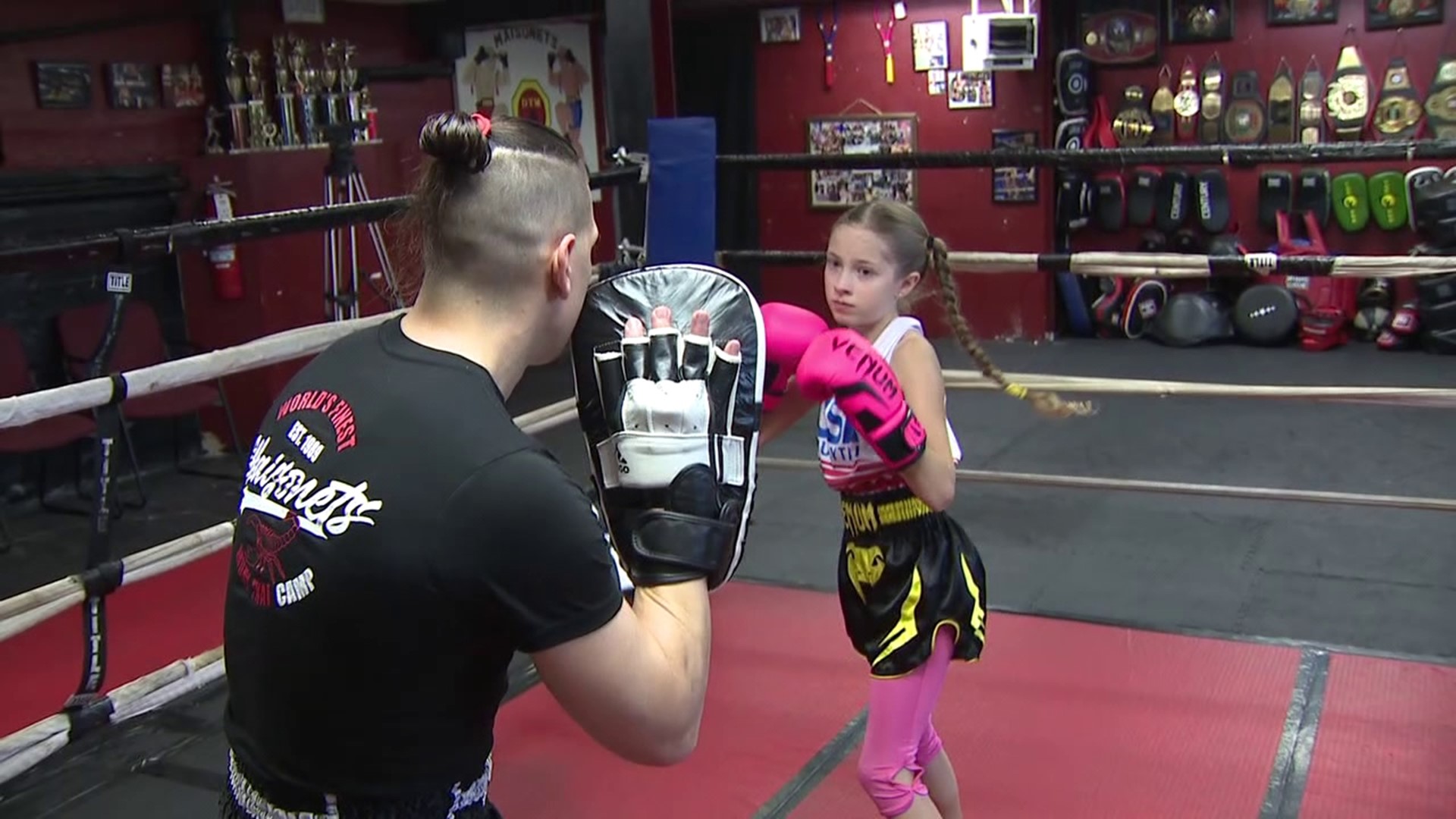 In the Poconos, a girl's fighting skills have earned her a spot on Team USA.