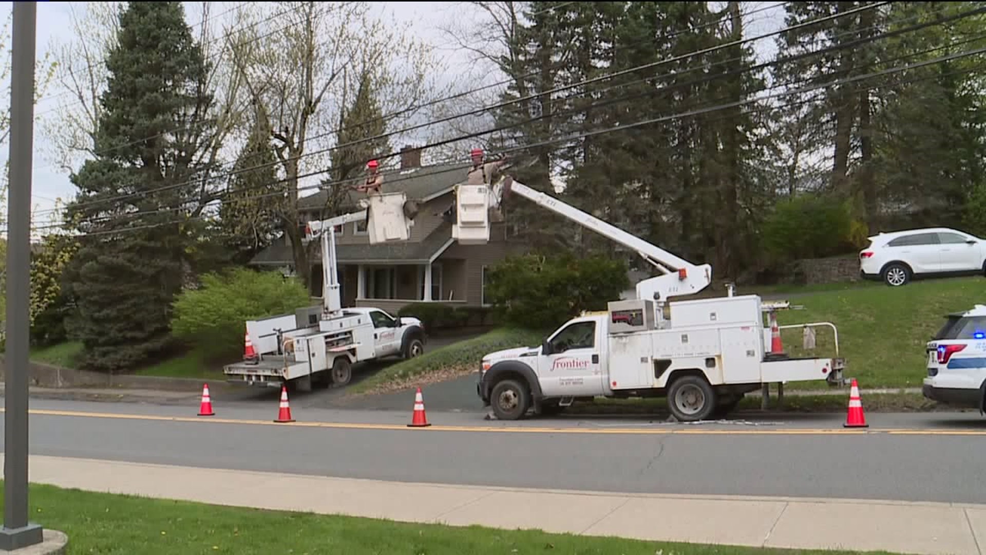 Downed Wires Snarling Traffic in Clarks Summit