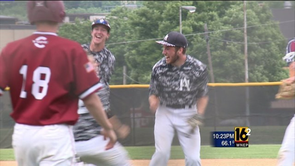 Abington Heights vs Pottsville baseball