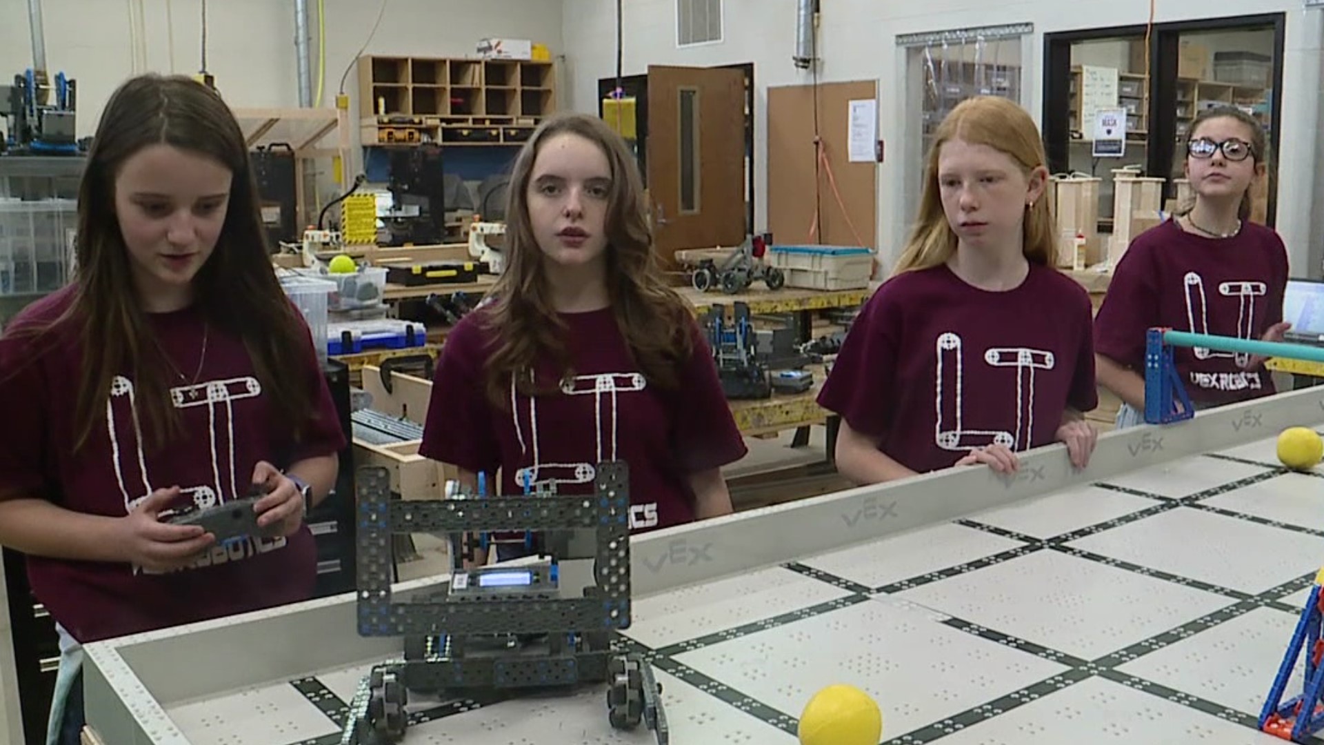 An all-girl robotics team in Lycoming County is heading to Dallas, Texas next month to compete against schools from 48 countries.