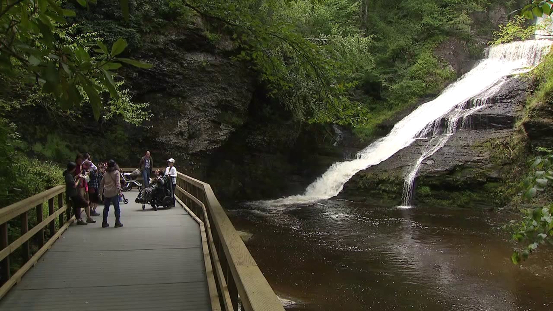 Newswatch 16's Emily Kress found some people in Pike County enjoying the fall-like weather after weeks of summer heat.