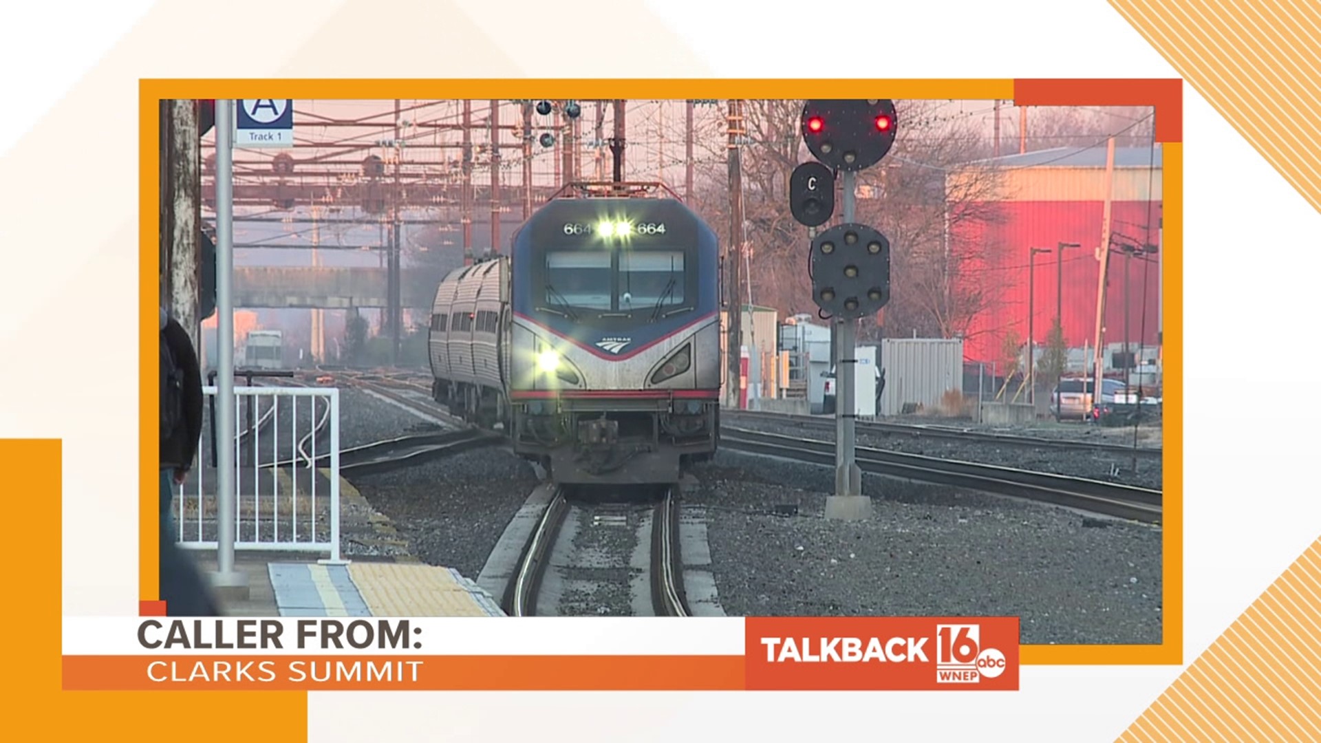 Callers are commenting on the passenger rail service announced for Pennsylvania.