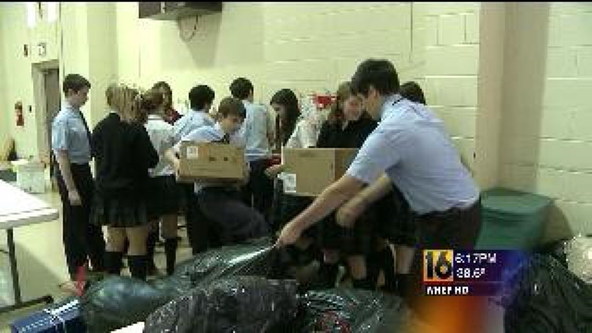 Students Send Donations to NJ Sandy Victims