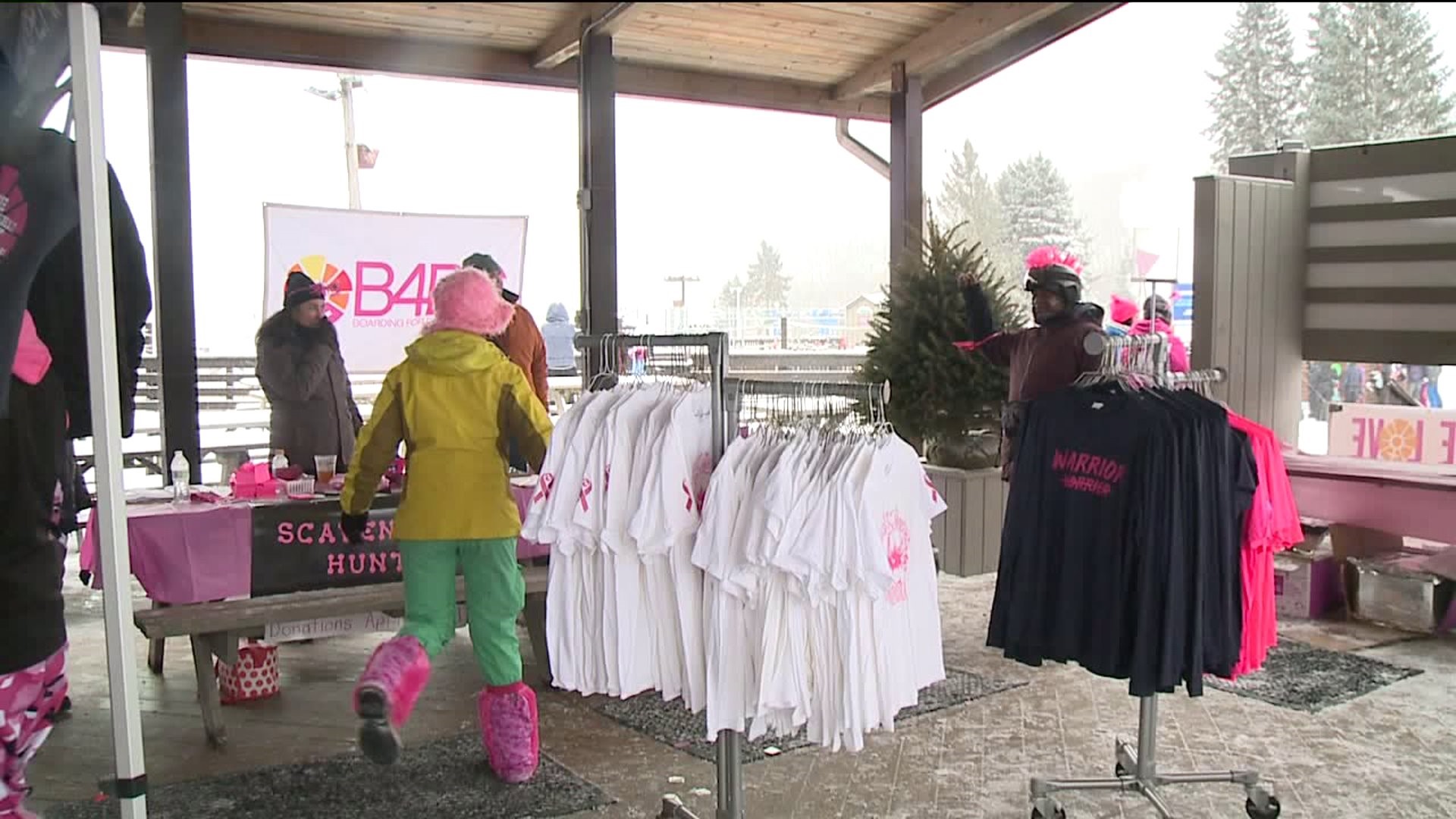 Hitting the Slopes for Breast Cancer