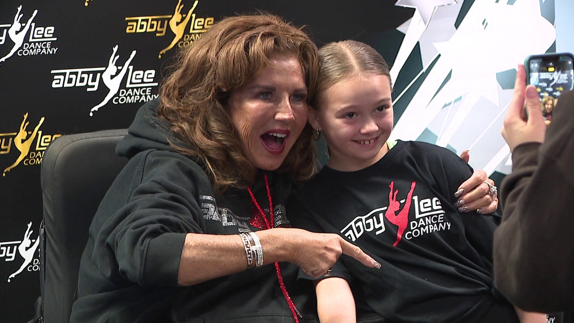 Abby Lee Miller of the hit show 'Dance Moms' hosted a master class at Tracey's Academy of Dance on Saturday, inspiring over 100 regional dancers.