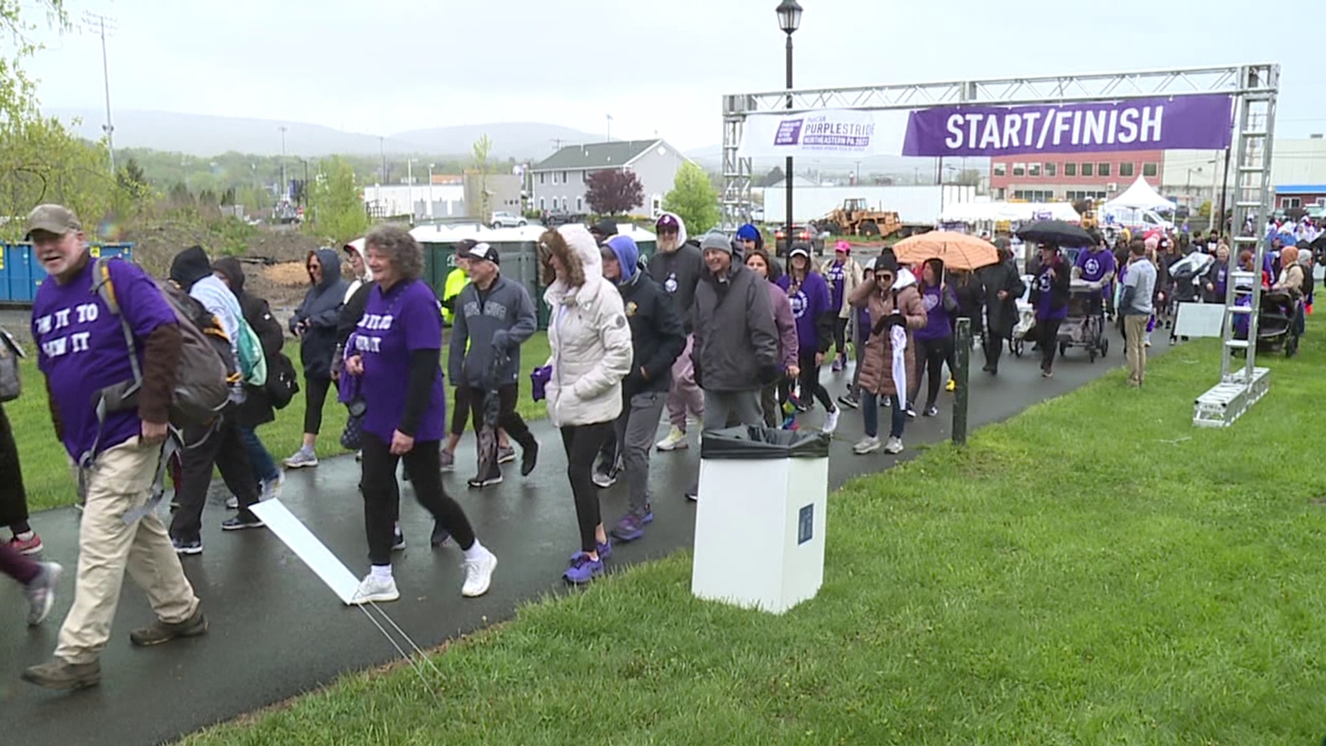 Pancreatic Cancer PurpleStride walk held in Scranton