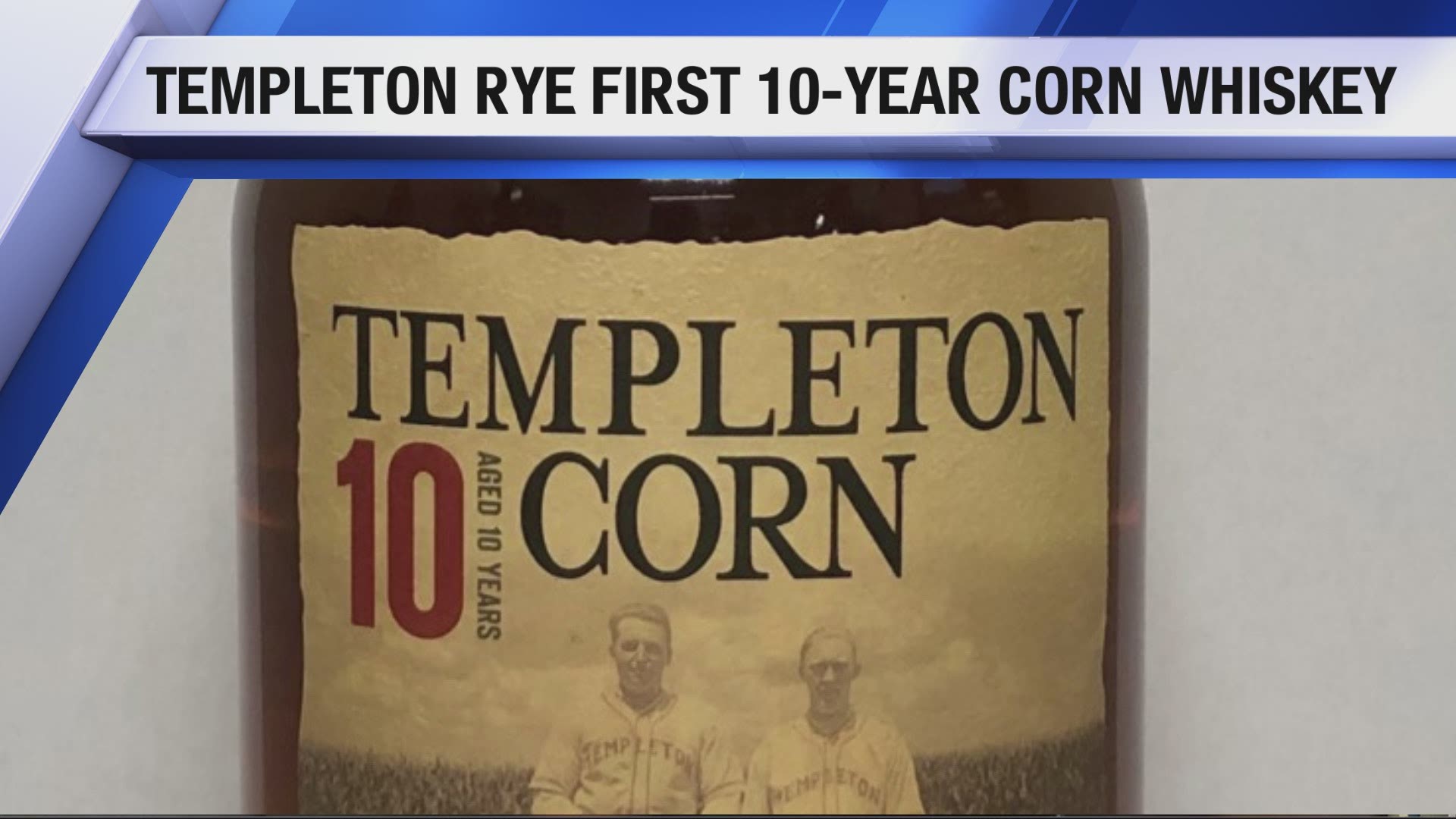 Templeton Rye Distillery releases first-ever 10-year corn whiskey featuring a unique “Field of Dreams” inspired label.