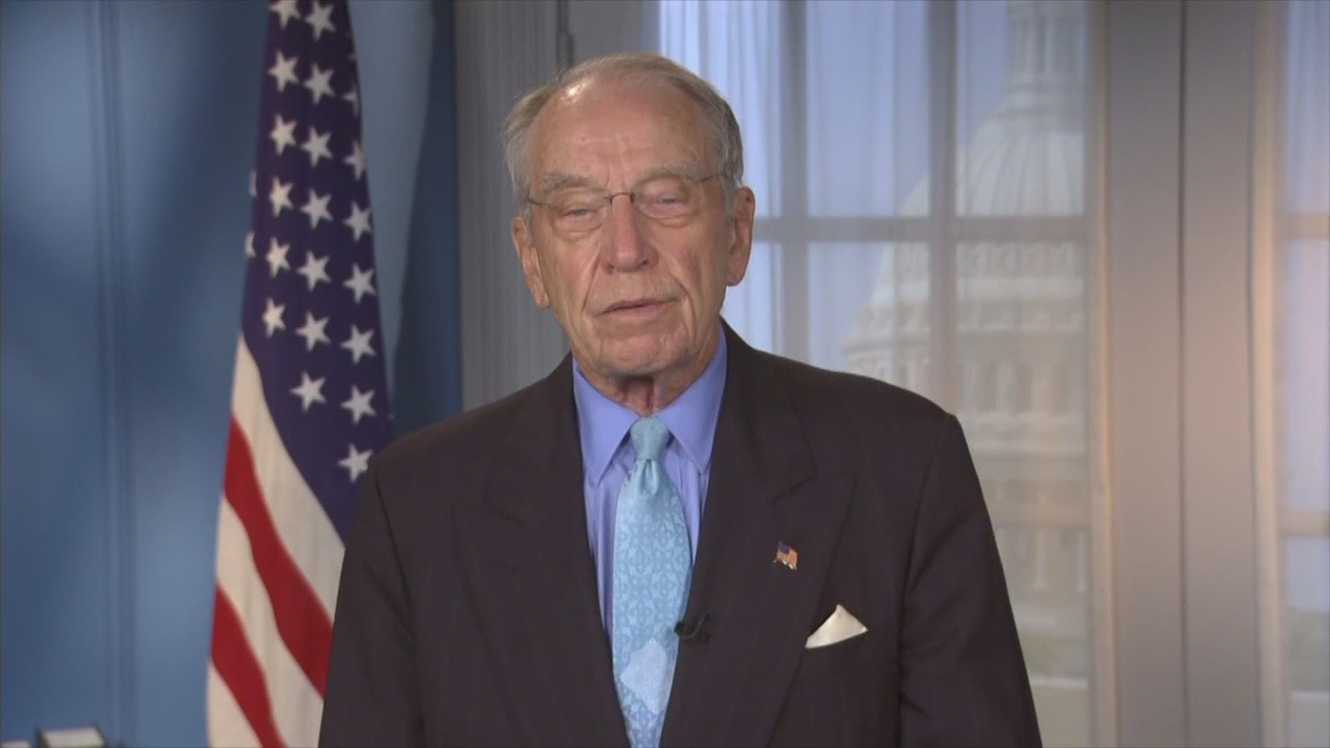 Sen. Grassley said Wednesday that a coronavirus CARES act would be voted on within the next 24 hours.