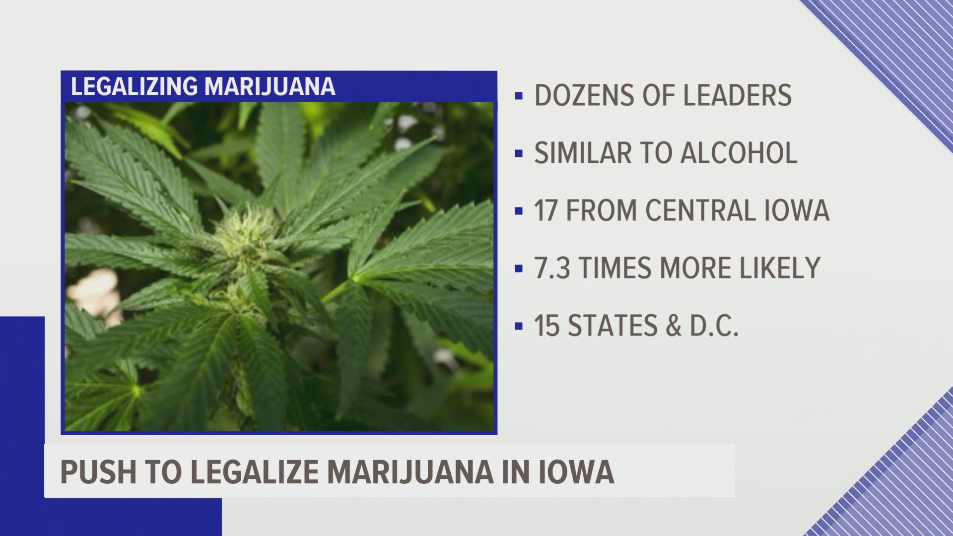 Lawmakers from city to state levels met to discuss the legalization of the drug Wednesday. None of the officials are Republican.