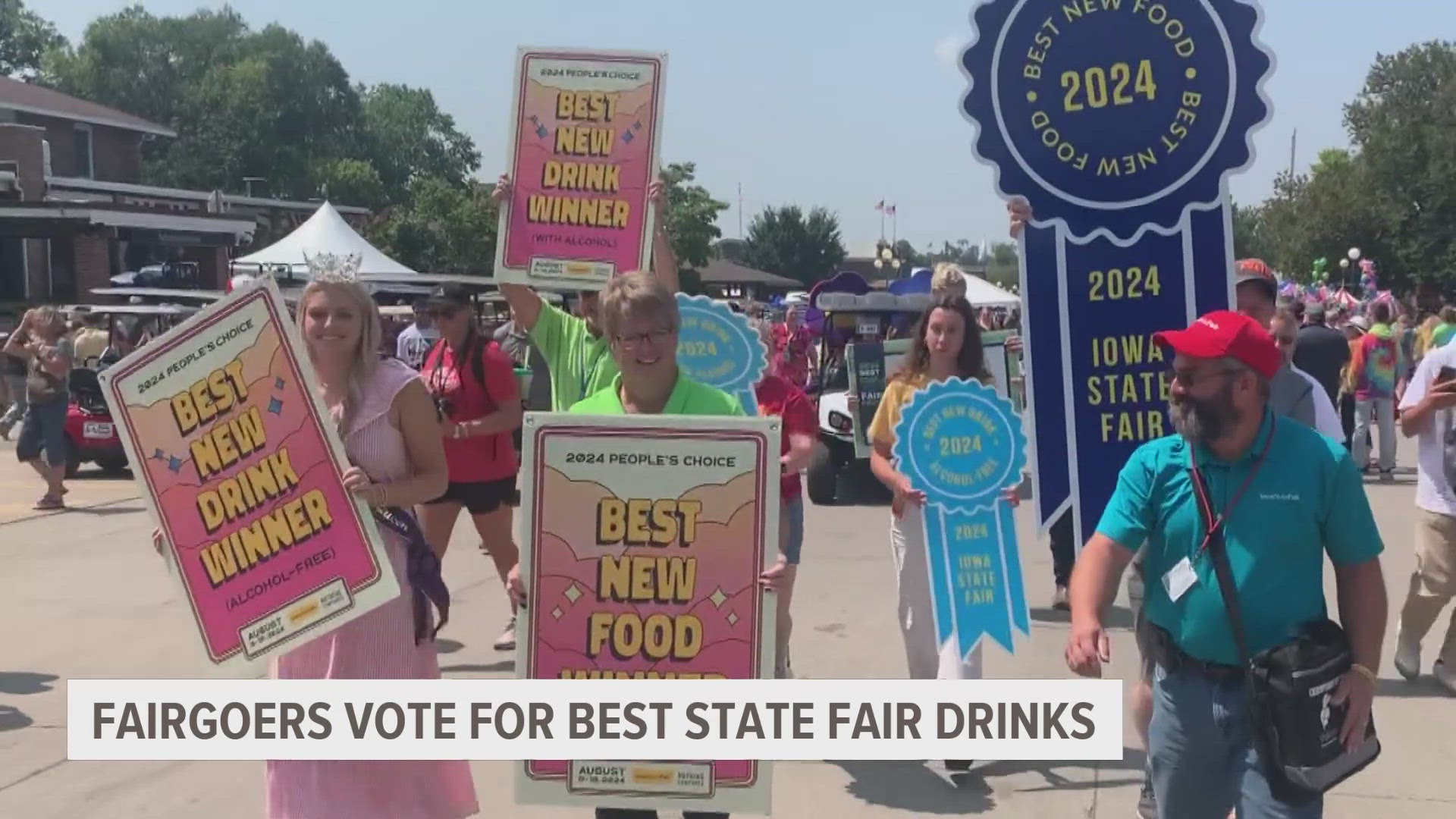 Each year fair attendees can vote for their favorite food and drinks.