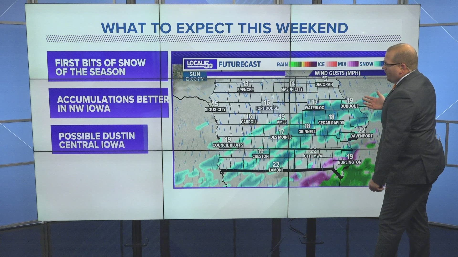 Impacts in central Iowa appear to be minimal