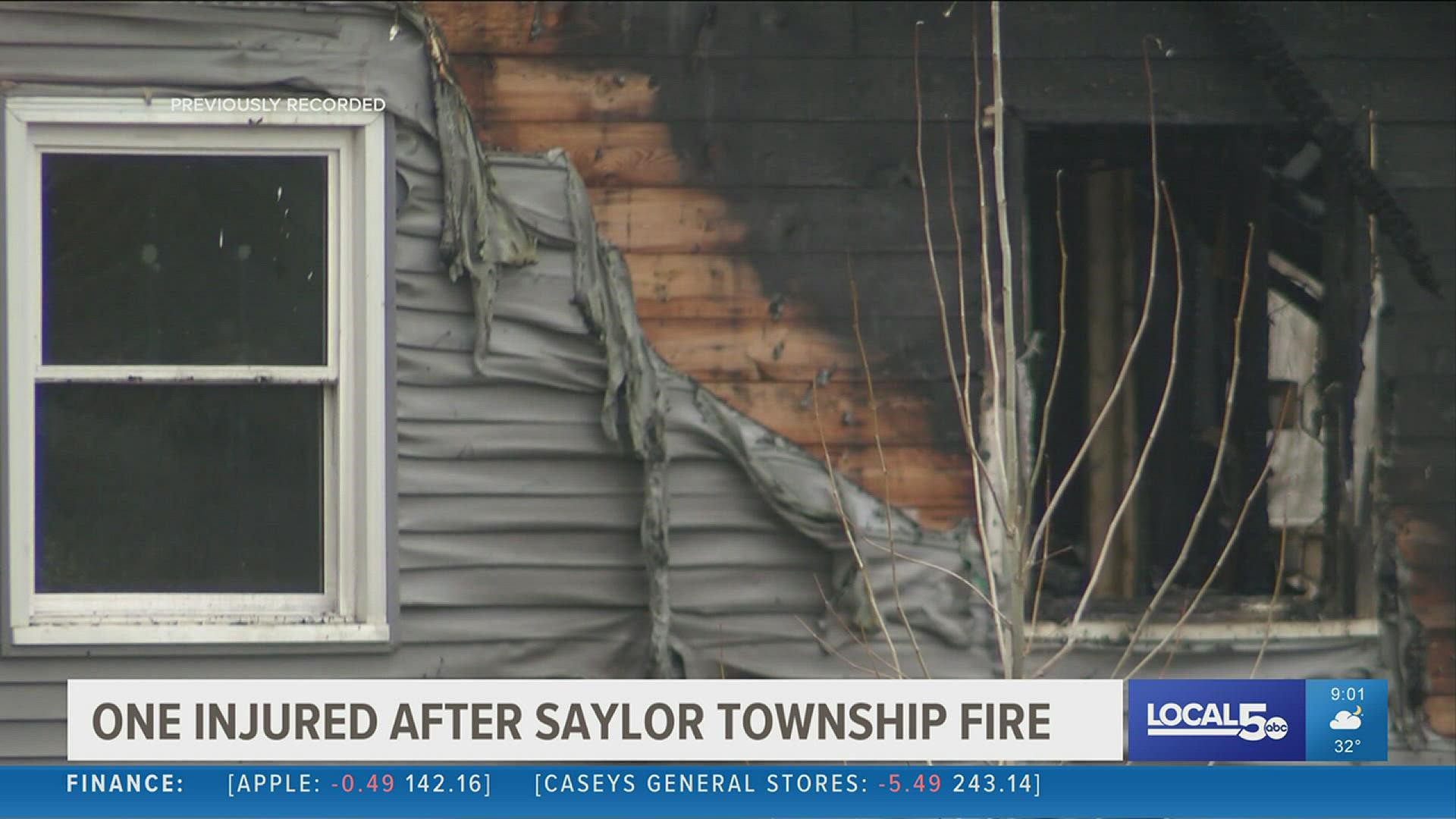 Firefighters with the Saylor Township fire department responded to a residential fire early Saturday morning.