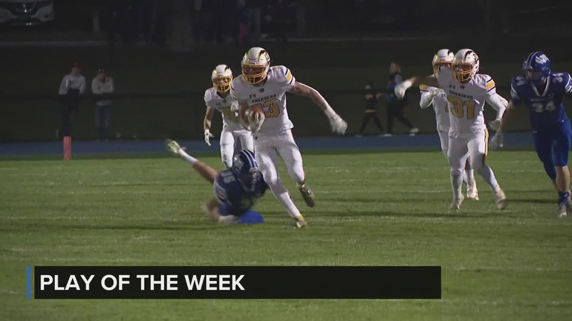 Wyckoff Heating & Cooling Play of the Week: Cayden Jensen takes the kickoff return to the house
