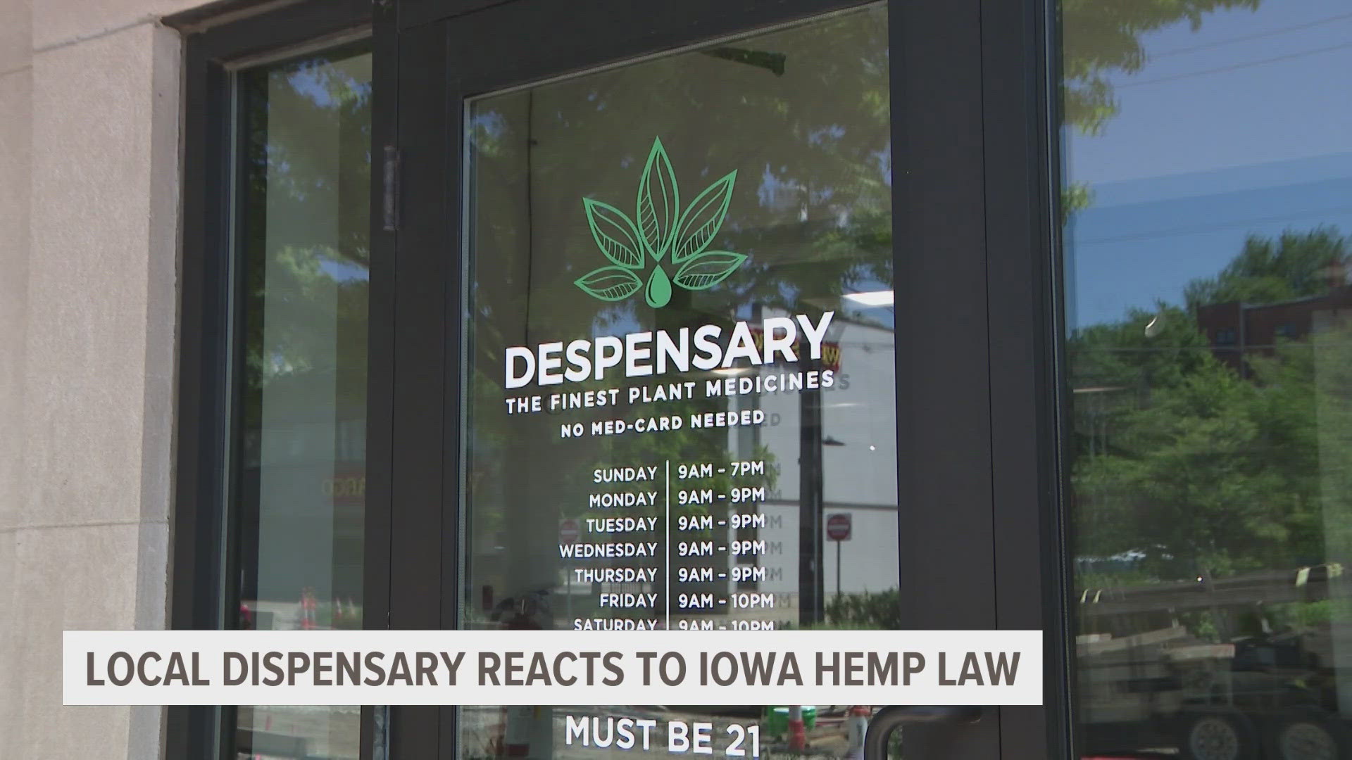 Local business owner discusses reaction to Iowa's new hemp law