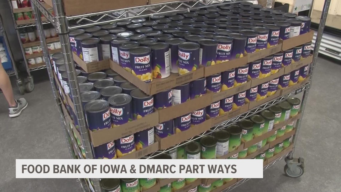 Food Bank of Iowa, some DMARC food pantries part ways