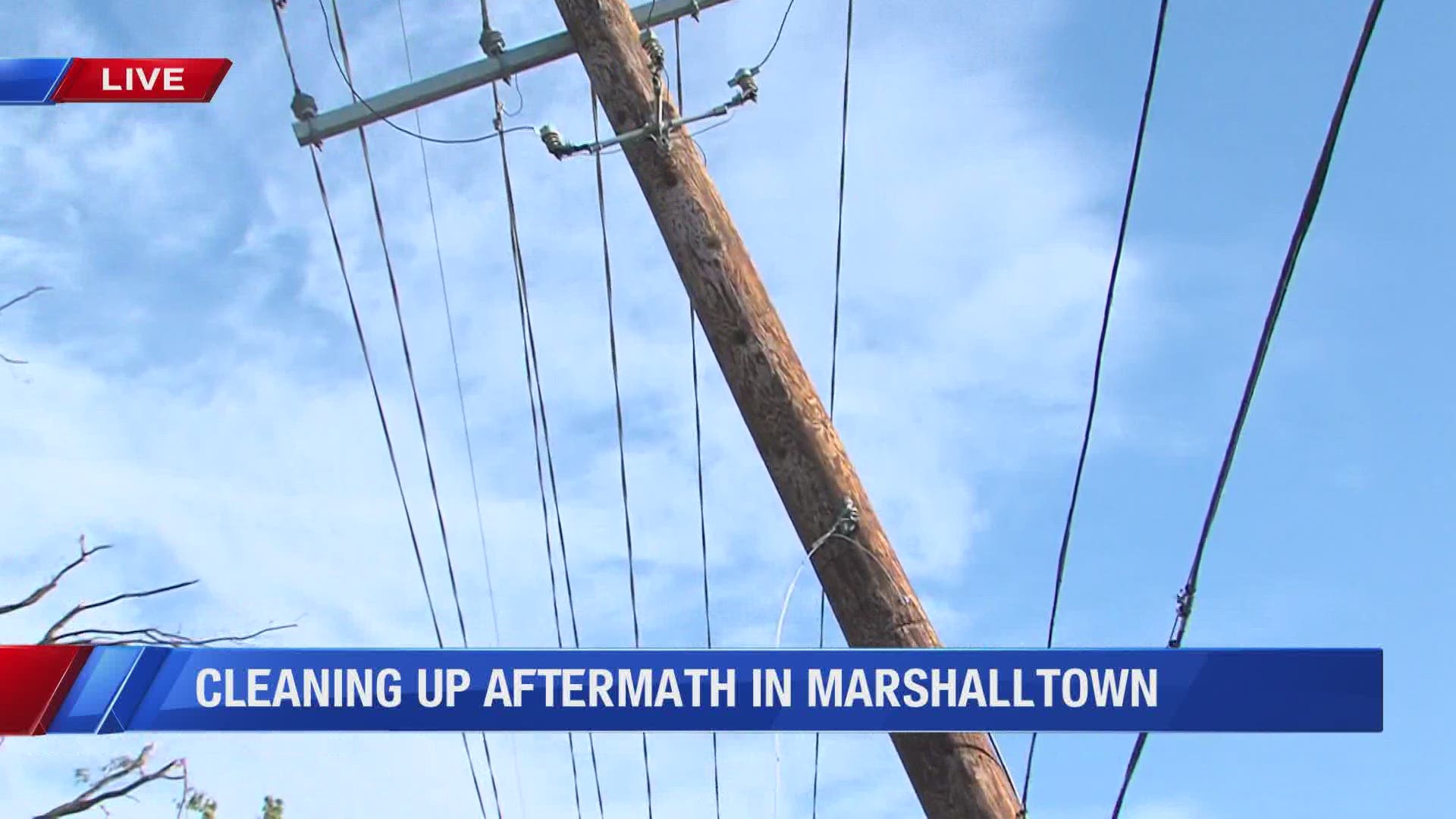 Marshalltown residents are picking up the pieces after another storm tears the town apart. An EF3 tornado ripped through in 2018, 2020 brought straight-line winds.