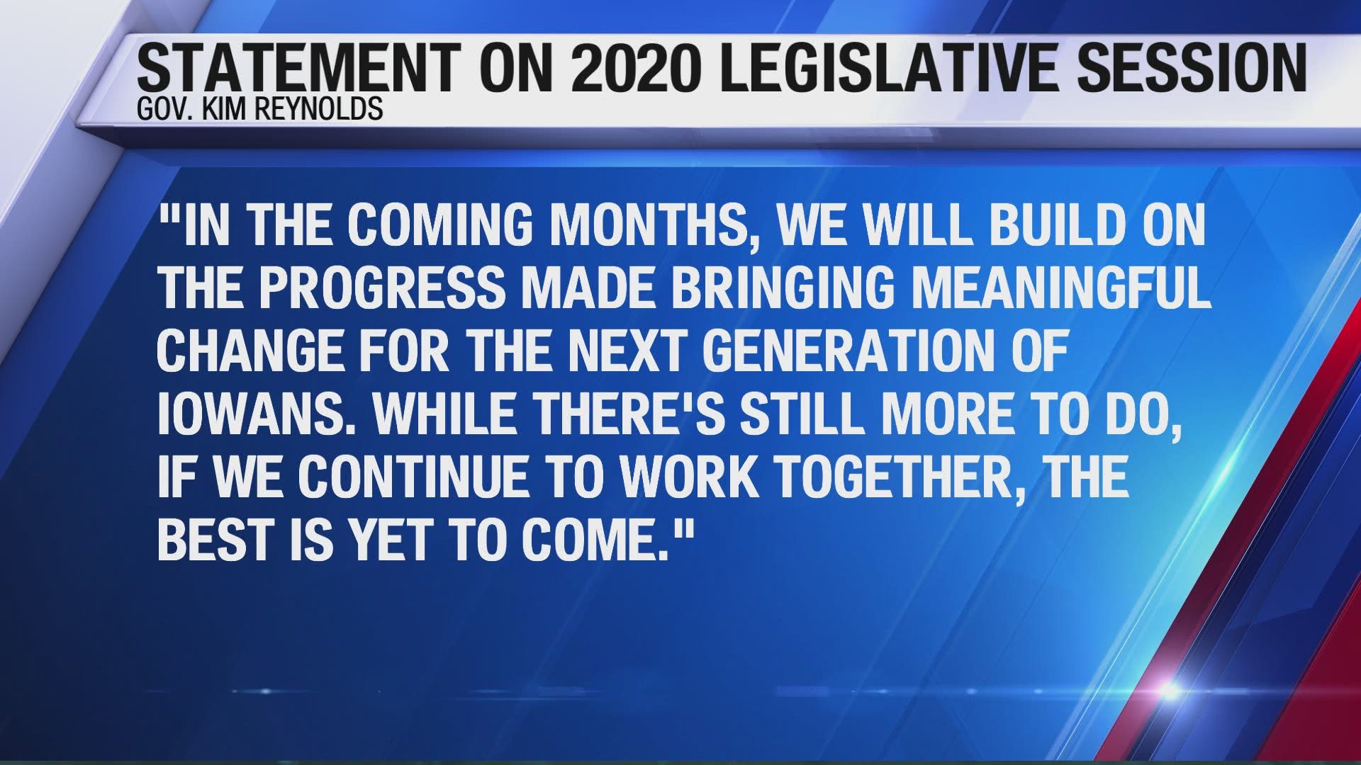 The 2020 legislative session wrapped up over the weekend.