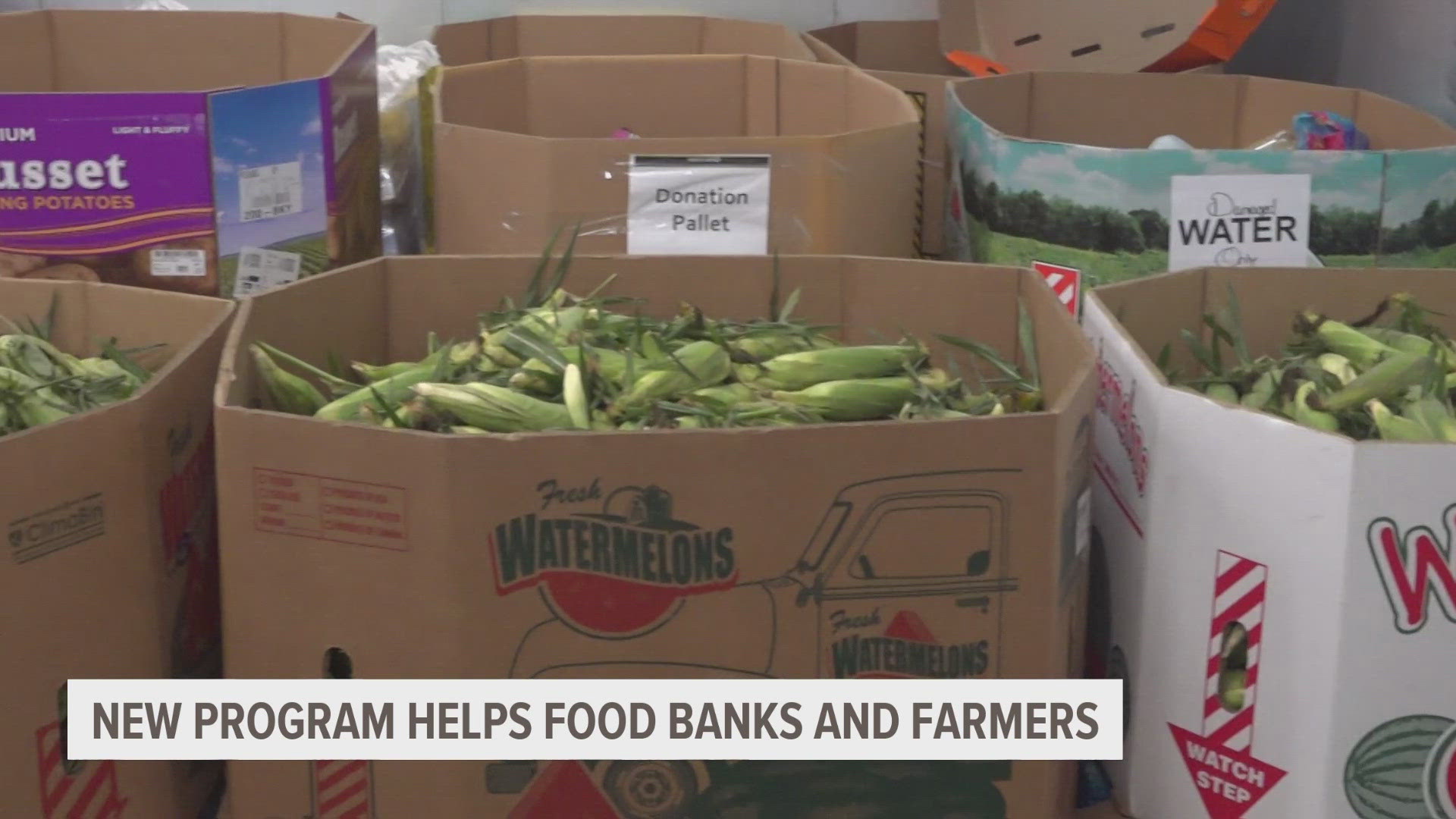 State is distributing more than $200k to food banks to encourage them to buy local.