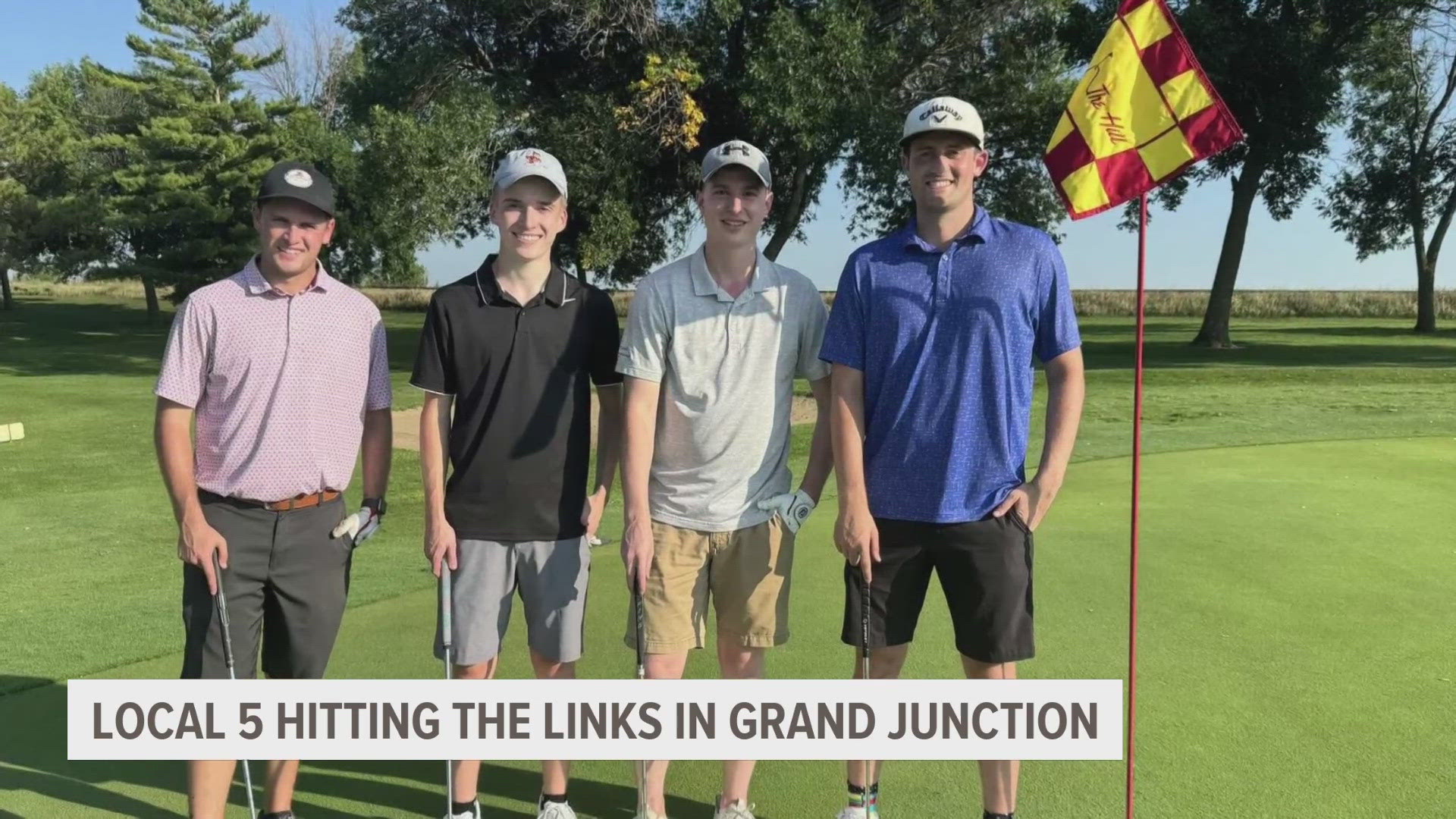 Jake and his friends won the 4-man best ball tournament by 2 strokes.