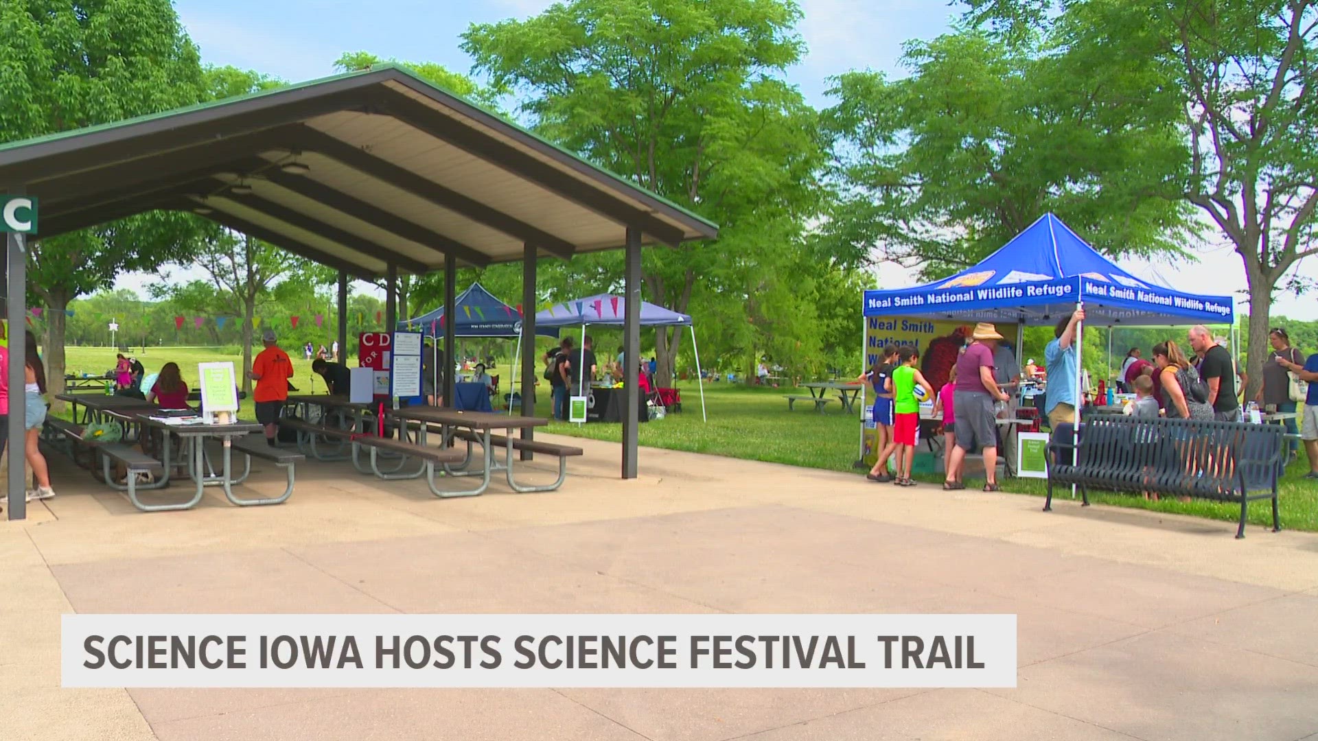 The event featured activities involving science literacy and conservation aimed at kids.