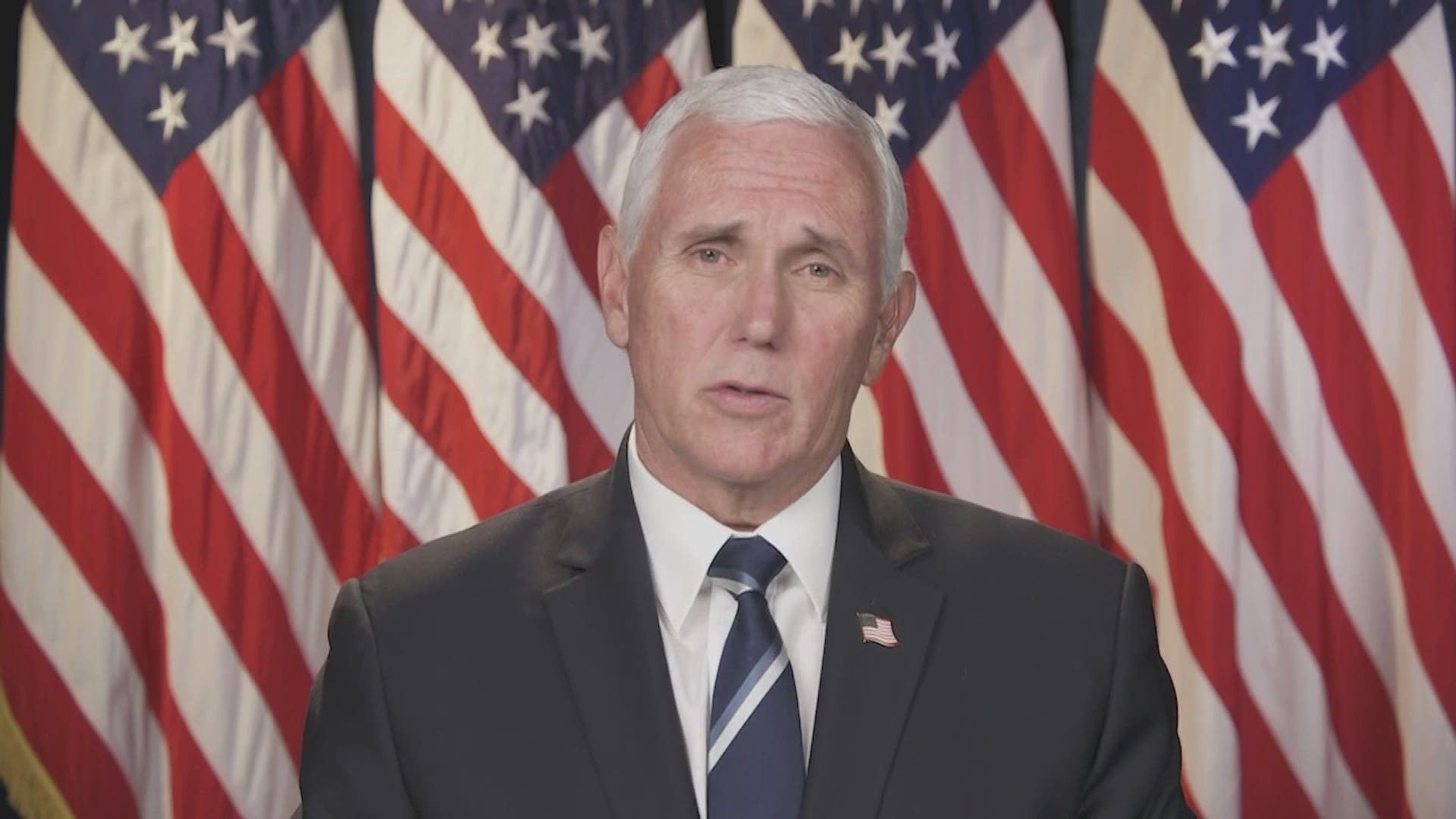 In an exclusive interview with Local 5 on Tuesday, Vice President Mike Pence defended President Donald Trump following his recent statements on the China trade deal.