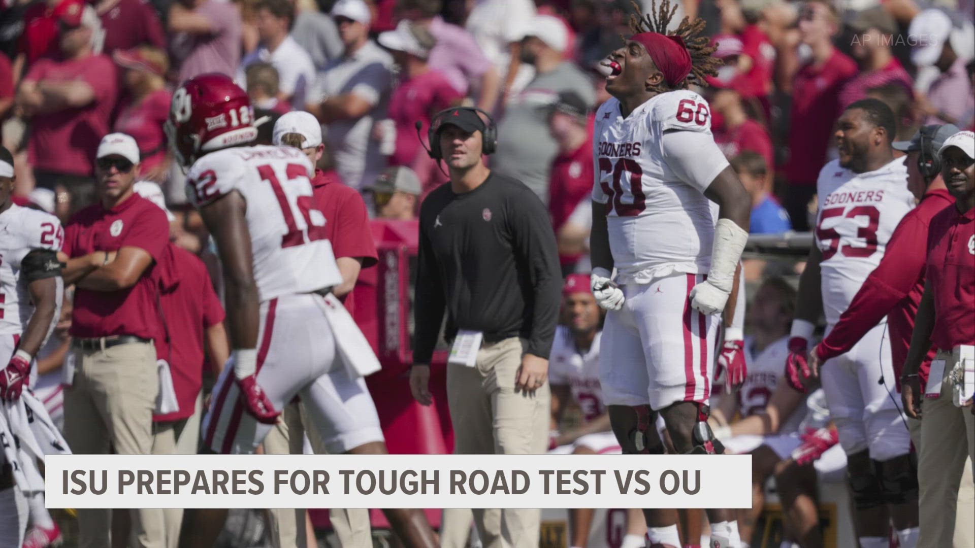 What channel is the OU football game on today vs. Oklahoma State?