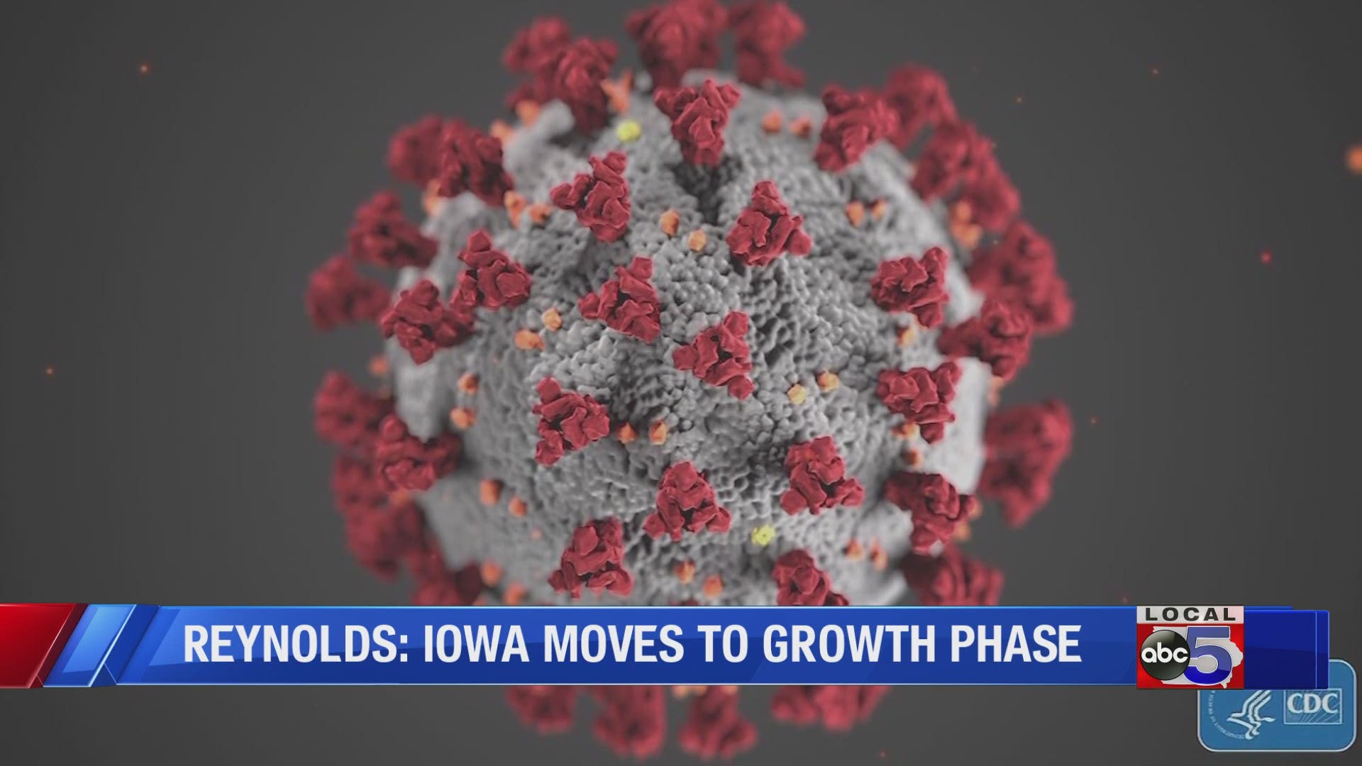 Gov. Kim Reynolds announced Iowa is in the 'growth phase' of the COVID-19 fight. Local 5's Rachel Droze reports.