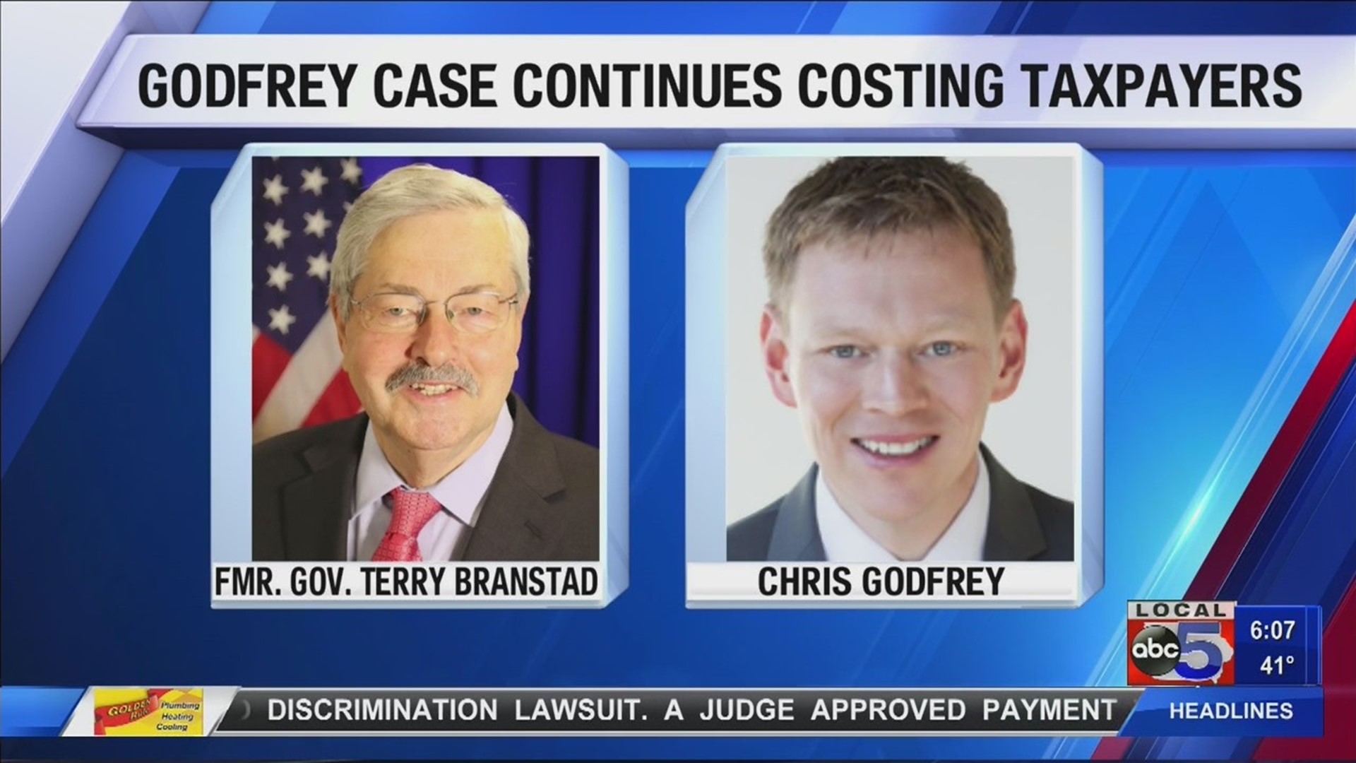 Judge approves $3.1 million lawyer fees in Branstad discrimination case