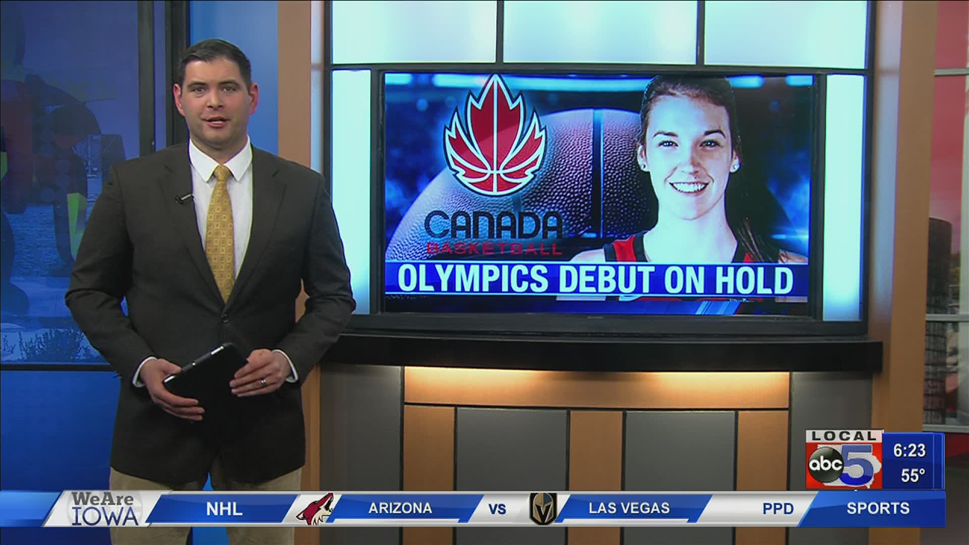 Bridget Carleton's dream of playing for Team Canada in the 2020 Olympics is on hold. She is fine with waiting until 2021.