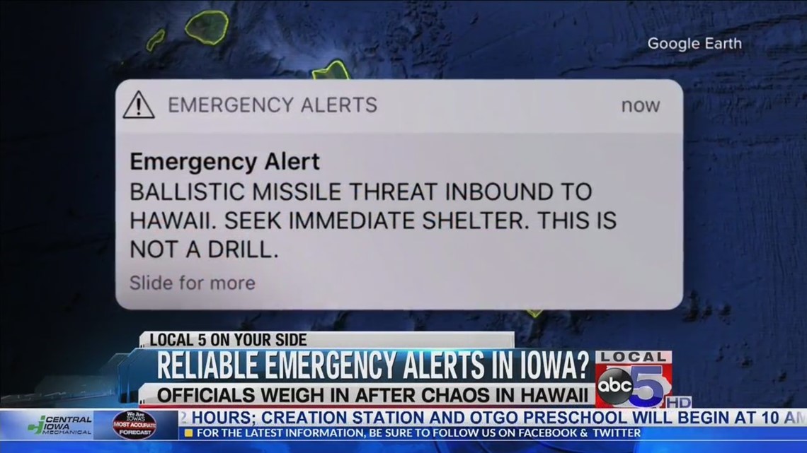 Are emergency alerts in Iowa reliable?