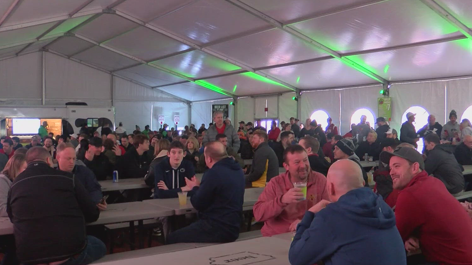 Check out the heated tent, enjoy some craft beer and watch all the games from 10 a.m. to 10 p.m. Friday and Saturday in downtown Des Moines.