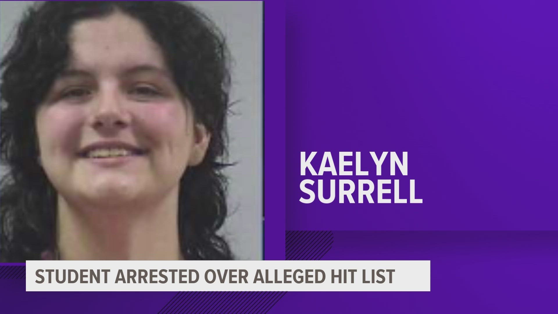 Court documents claim 18-year-old Kaelyn Surrel's "hit list" included fellow students, school district employees and other "people she had bad encounters with".