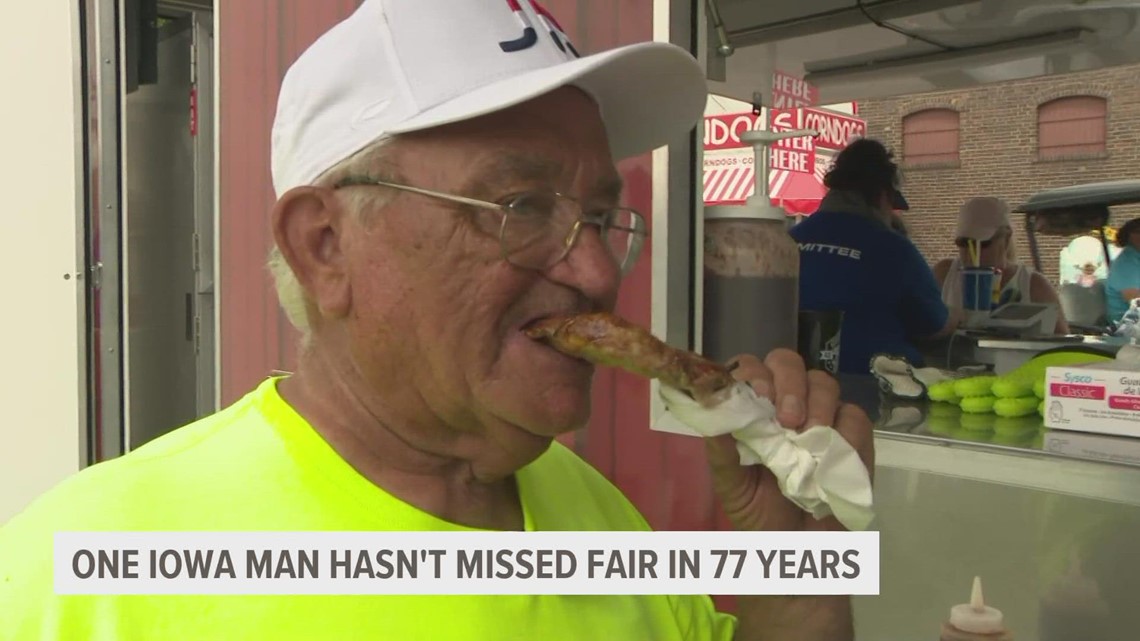 Meet the Iowan who hasn't missed an Iowa State Fair in 77 years
