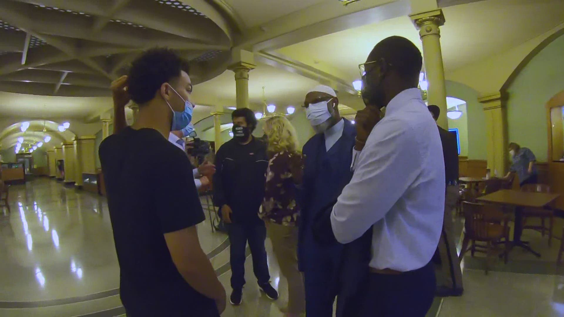 Tuesday, leaders with Des Moines Black Lives Matter went to the state Capitol and met with four state legislators who said they'd share demands with Gov. Reynolds.