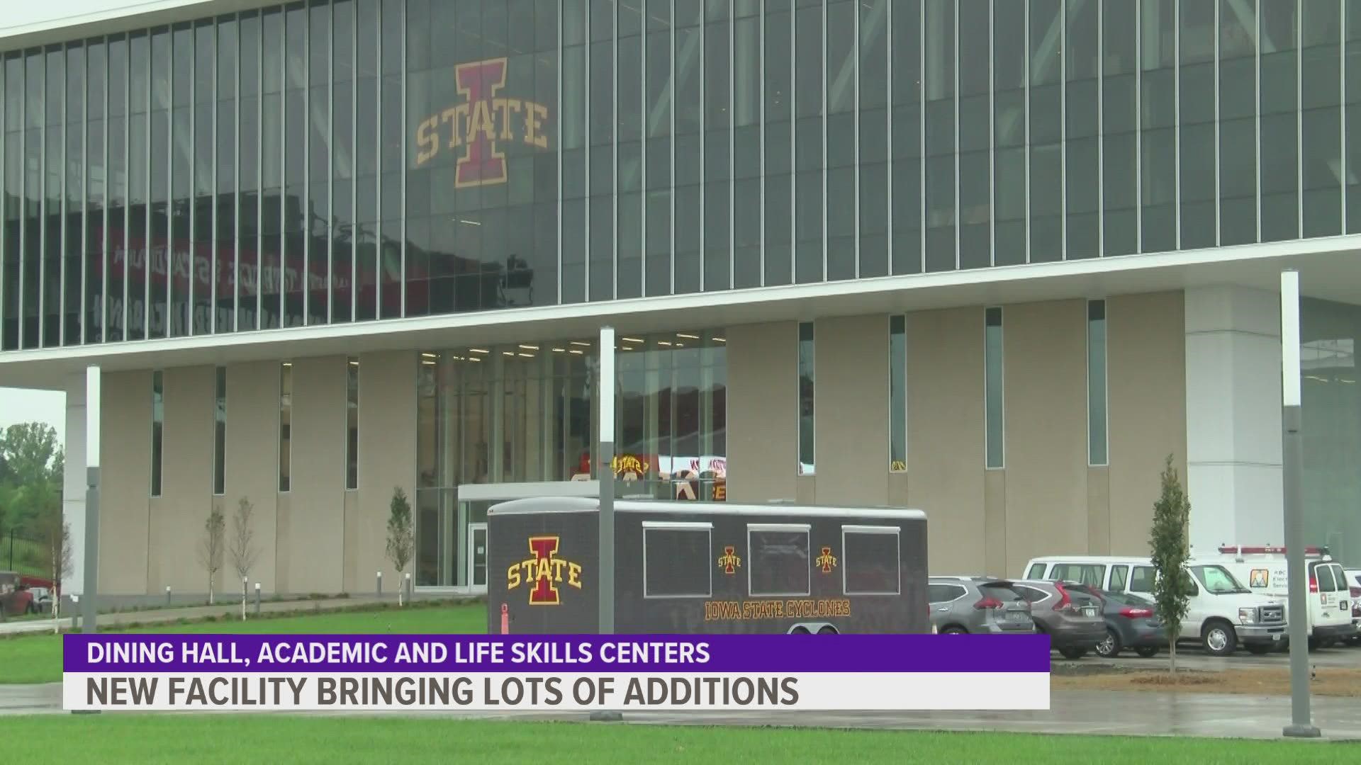 The new addition cost Iowa State University around $90 million.
