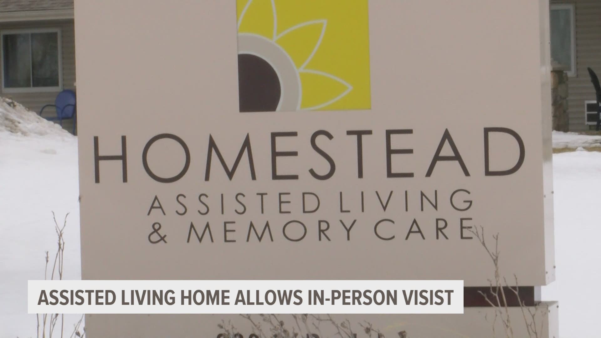 It's the first time in almost a year Homestead Assisted Living is allowing visitors to see residents in-person without any barriers in between them.