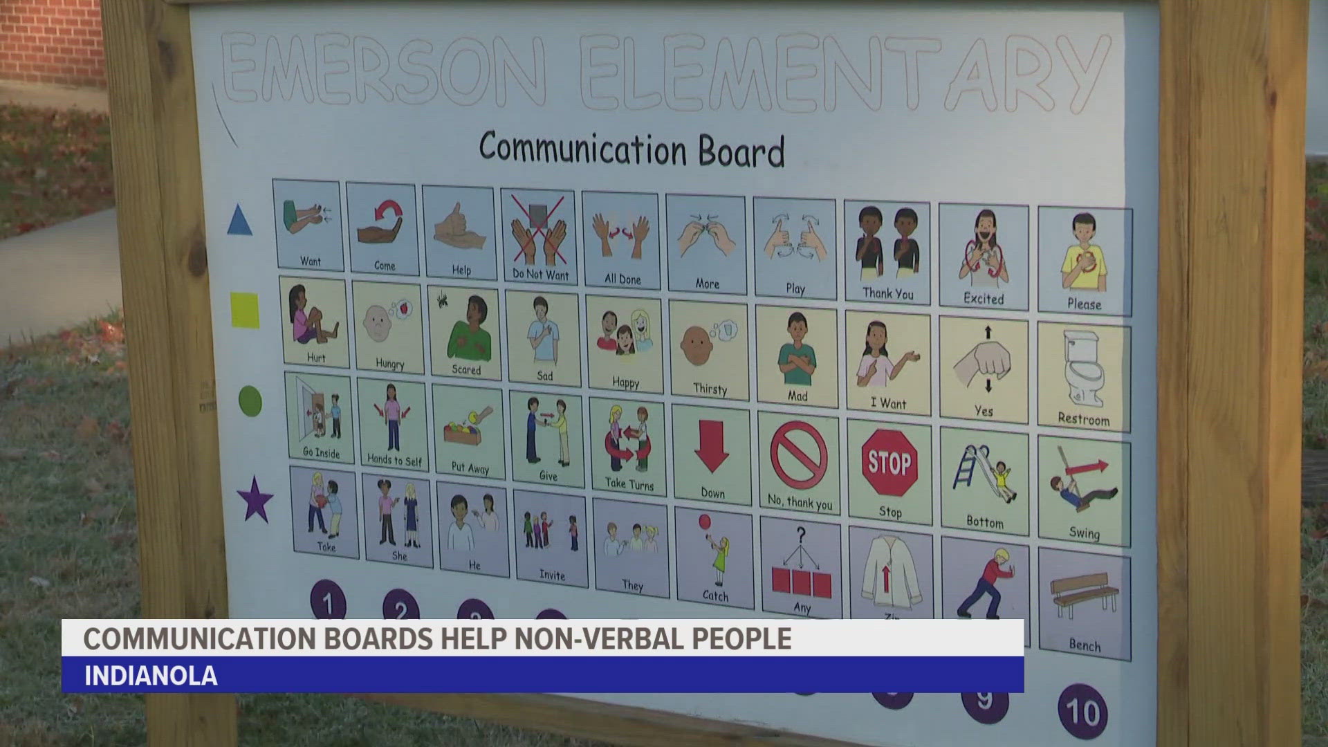 The boards are at all Indianola elementary schools and are going to be in six of the city's parks