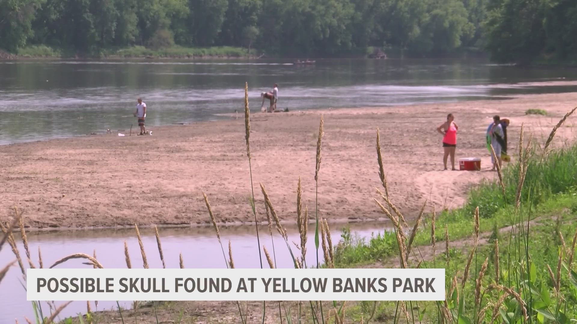 The Polk County Sheriff's Office said a possible human skull was discovered by campers at a sandbar in Yellow Banks Park on Friday, June 16.