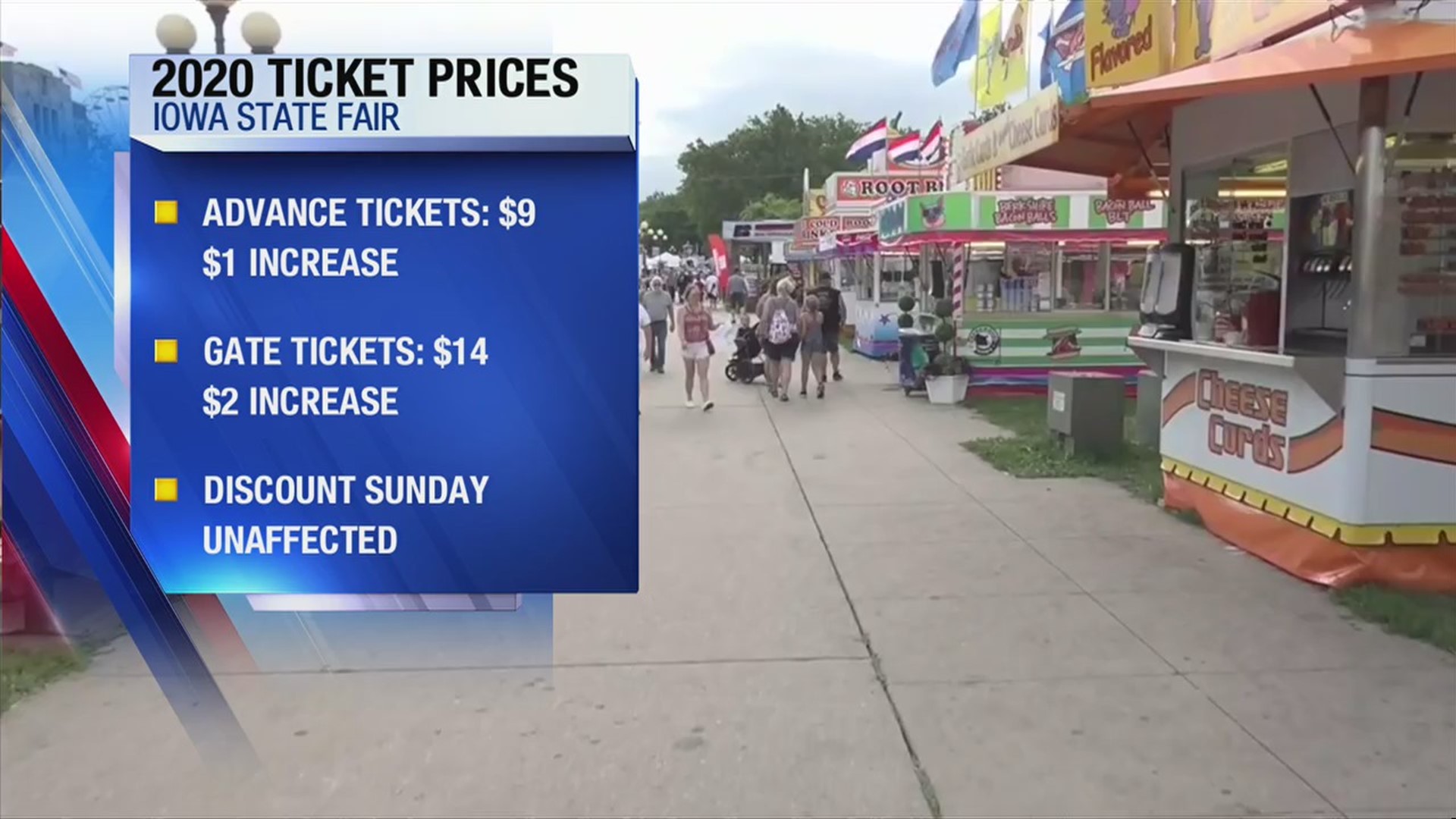 Iowa State Fair ticket prices increase