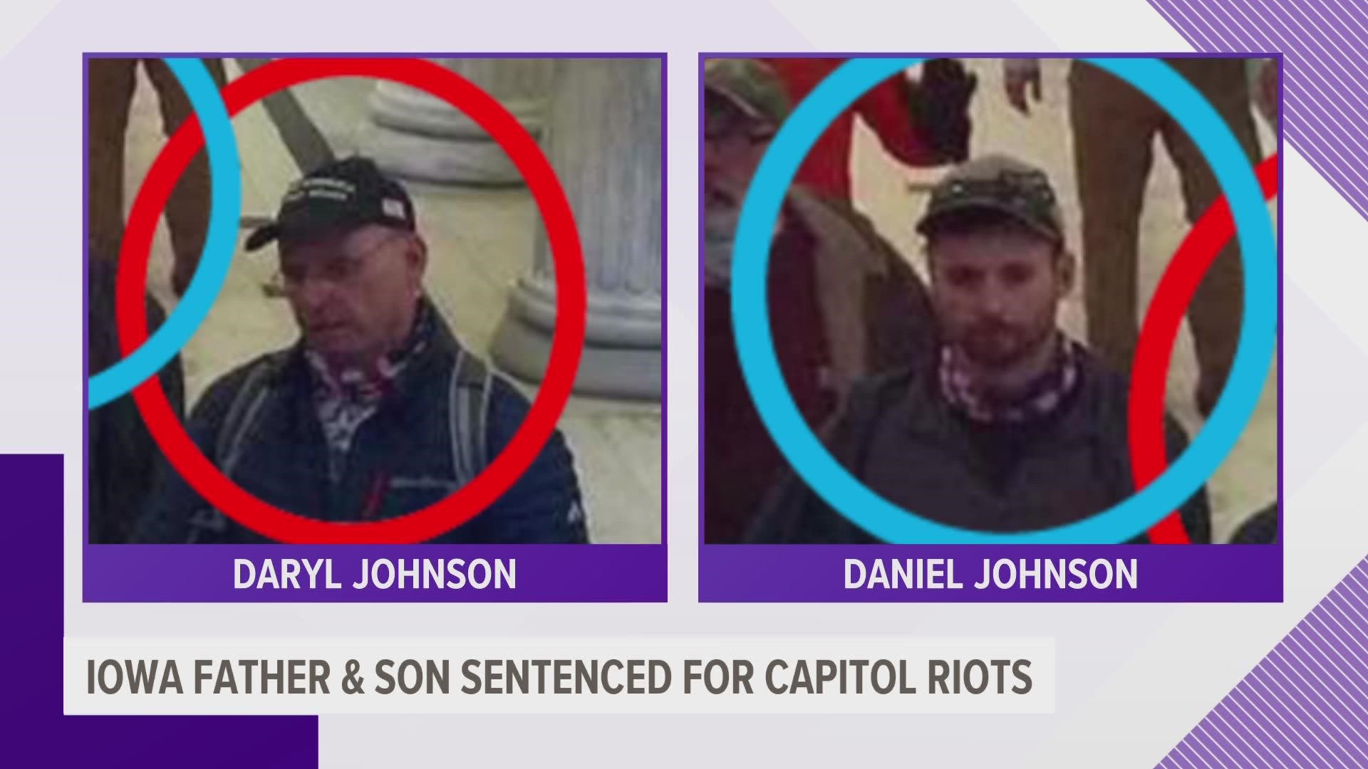Daryl and Daniel Johnson were the first Iowans to be sentenced to prison.