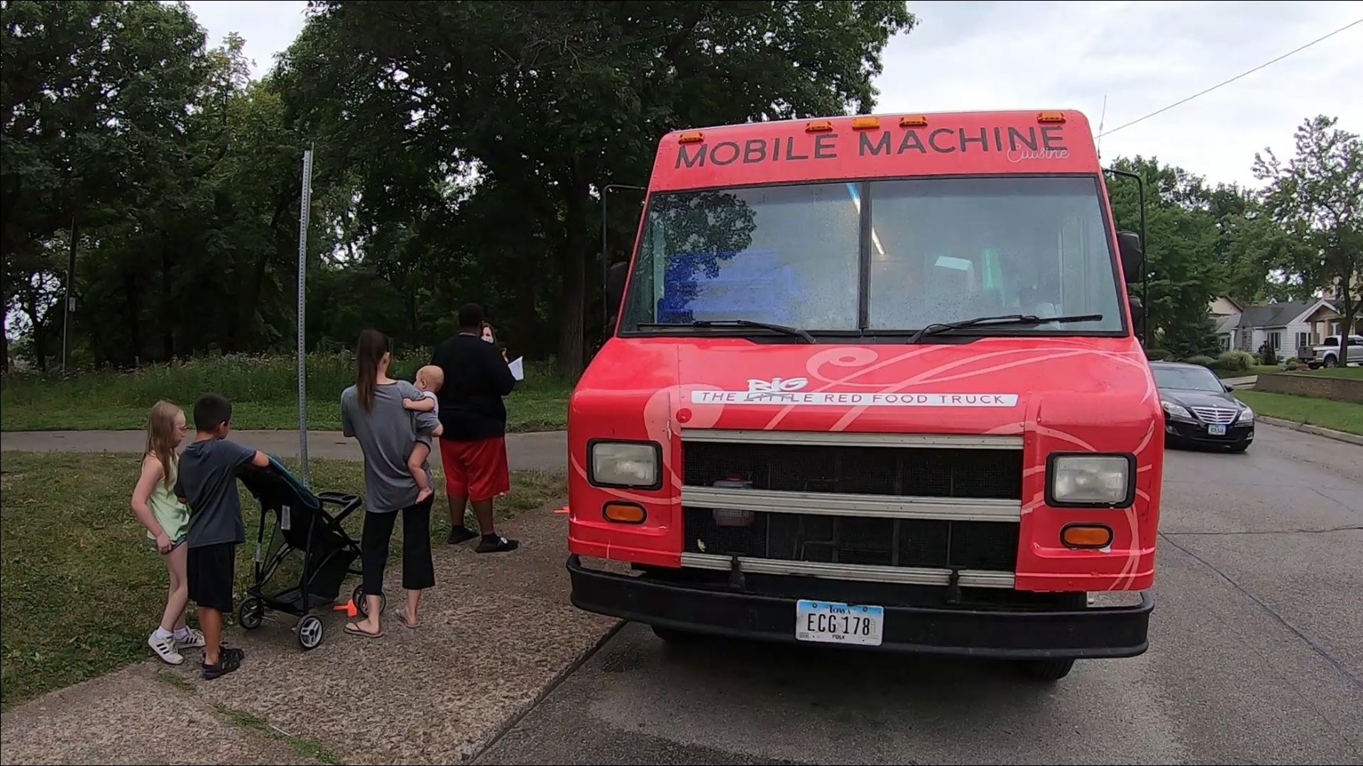 Local restaurants like the Big Red Food Truck are teaming up with the City of Des Moines and CISS to provide meals for those in need.