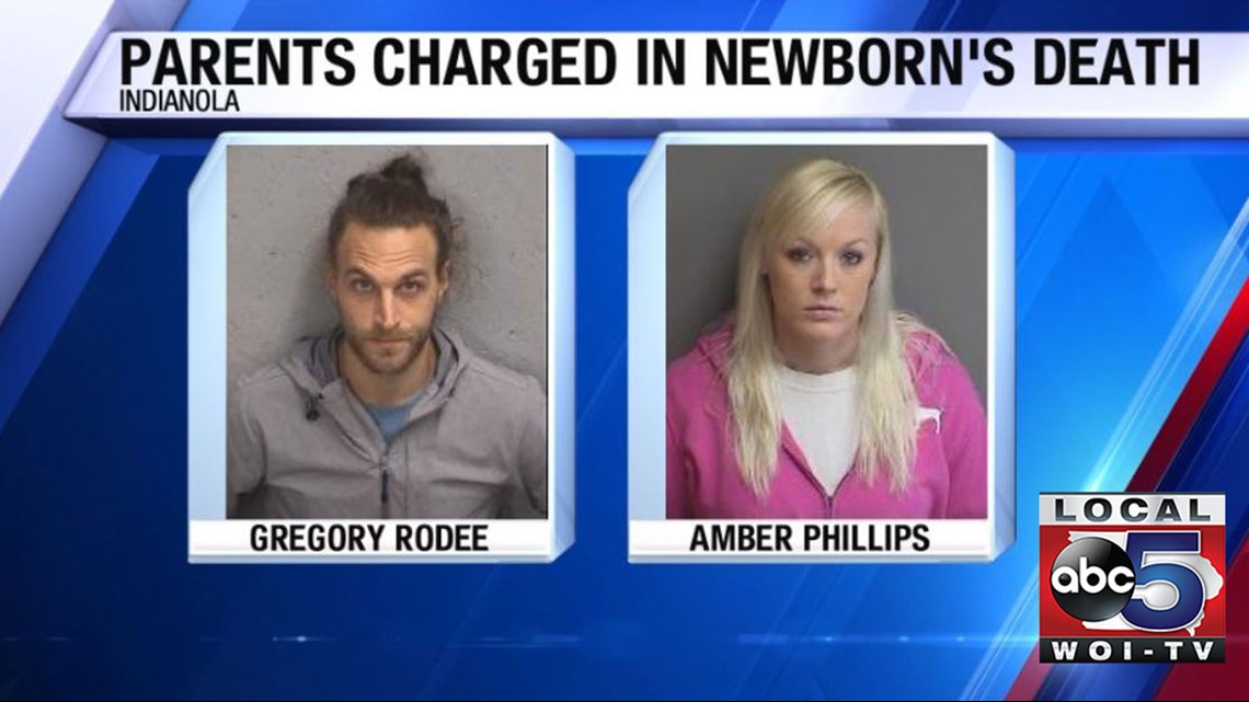 Parents charged in death of newborn baby in Indianola