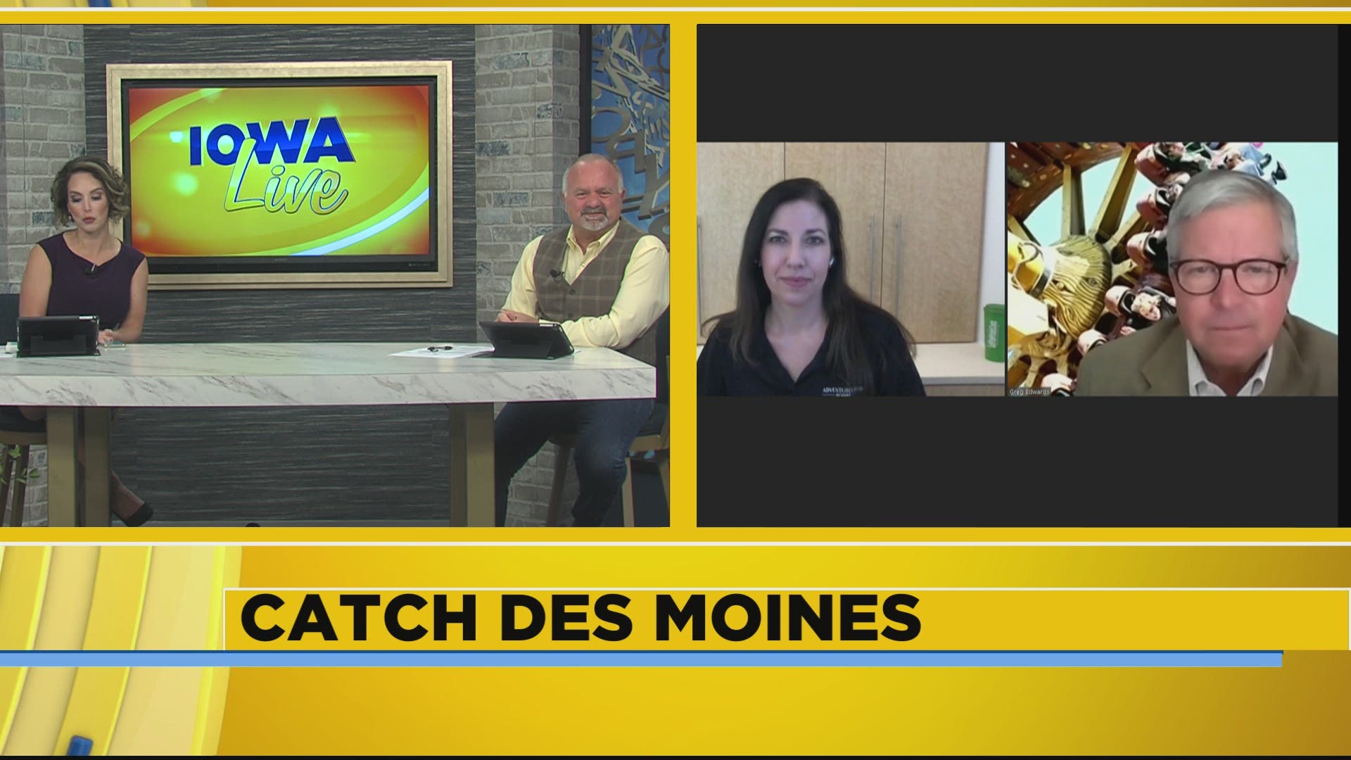 Lou and Jackie talk with Advenureland and Catch Des Moines this morning on 'Iowa Live'
