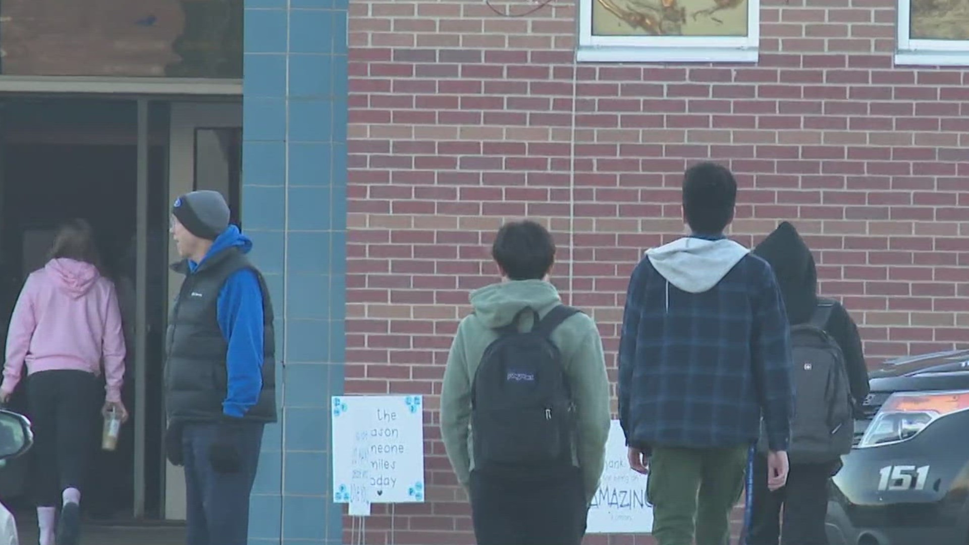 Students are back at school in Perry after the fatal shooting on Jan. 4.