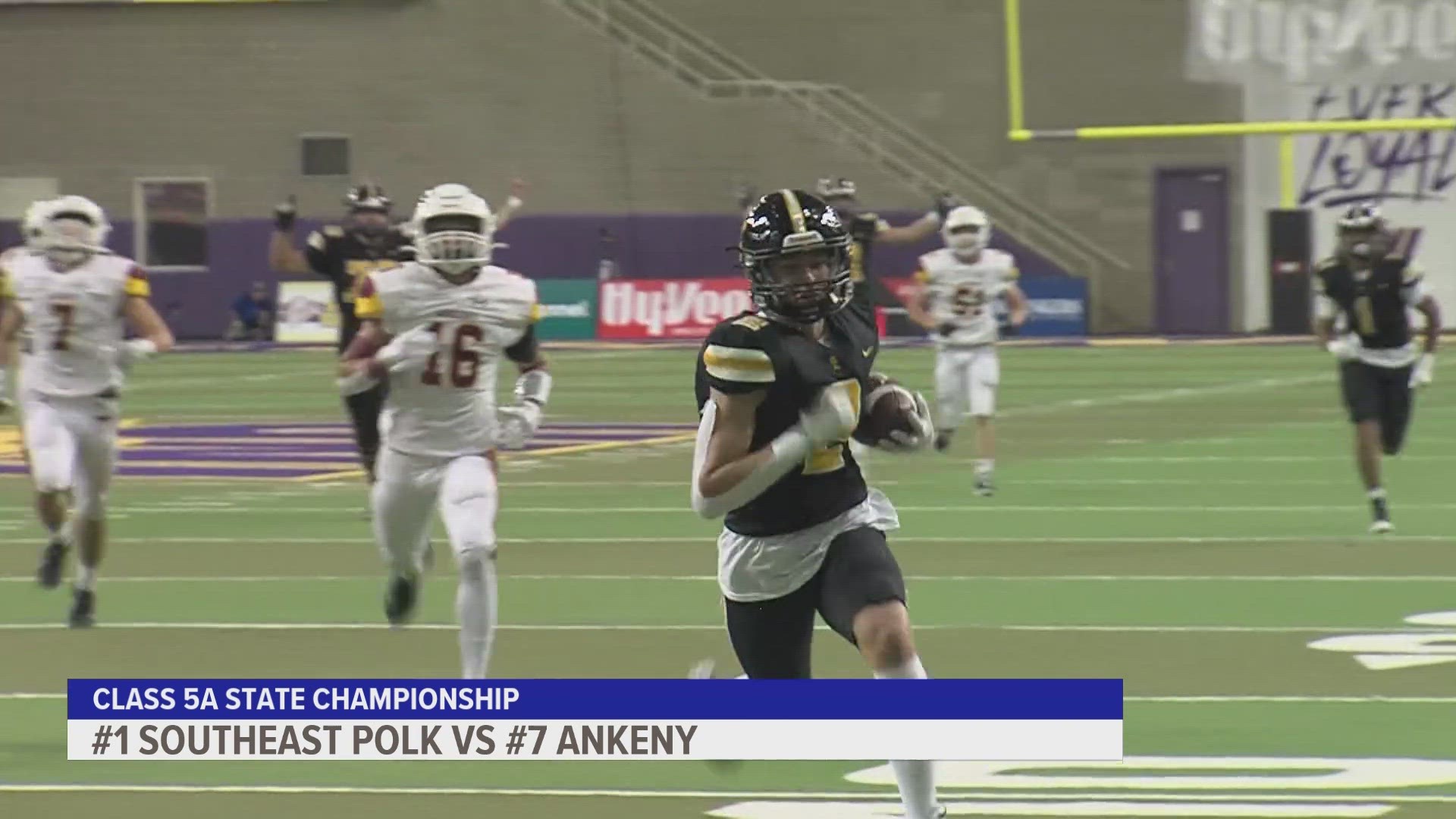 The Rams dominated Ankeny to their state winning streak. Here's the highlights.